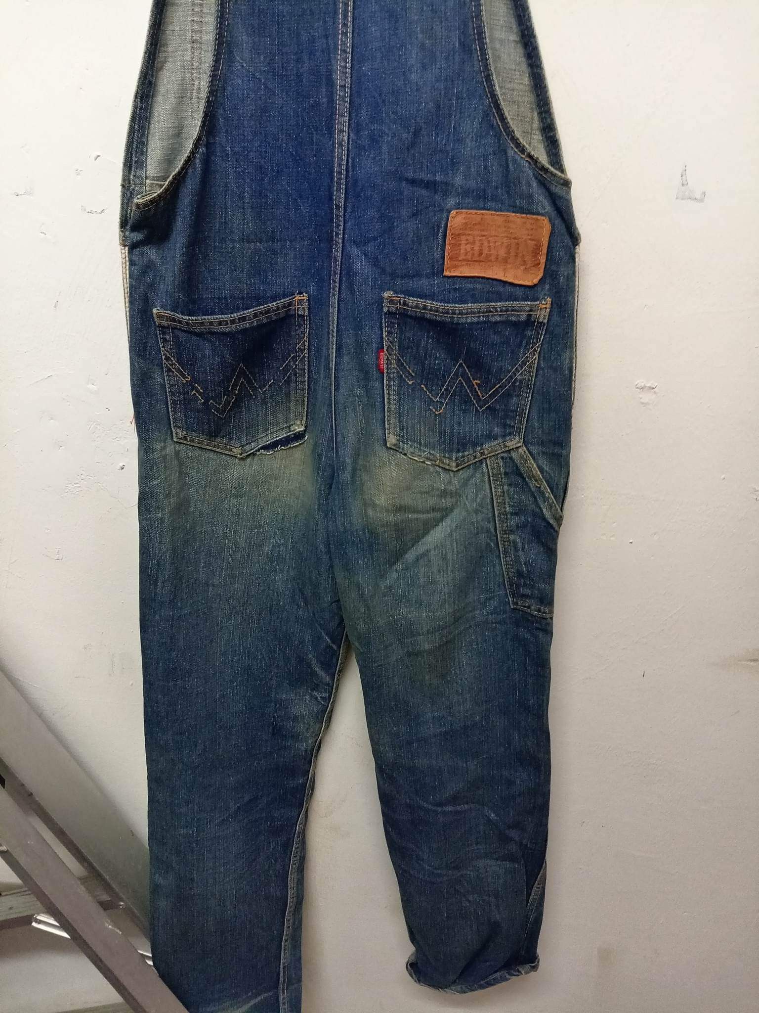 Vintage Edwin overall distressed jeans