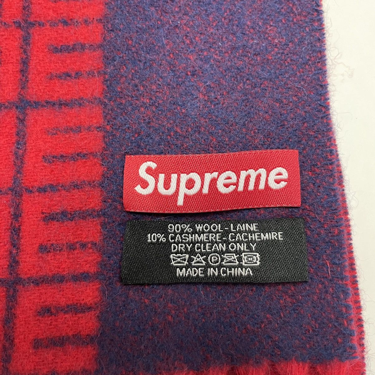 Supreme Supreme Logo Repeat Scarf (F/W18) | Grailed