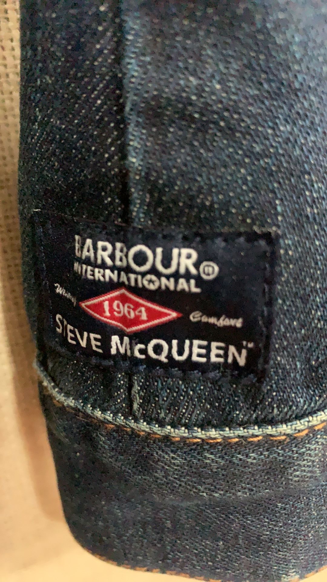BARBOUR x Steve McQueen type denim