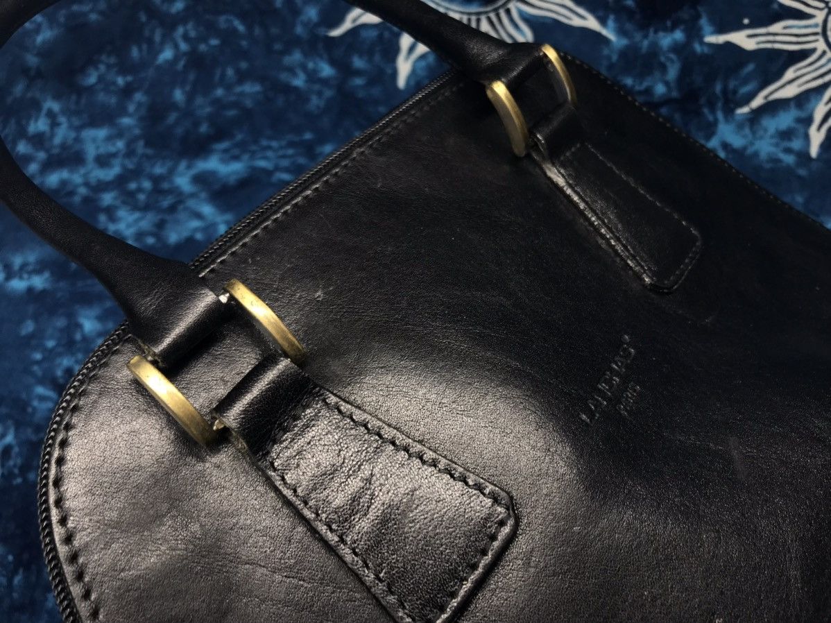 Leather Vintage Tote Bags Lanchas Paris Black Leather Size ONE SIZE - 17 Thumbnail
