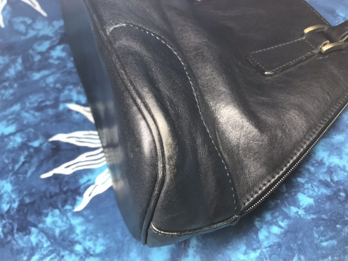 Leather Vintage Tote Bags Lanchas Paris Black Leather Size ONE SIZE - 7 Thumbnail