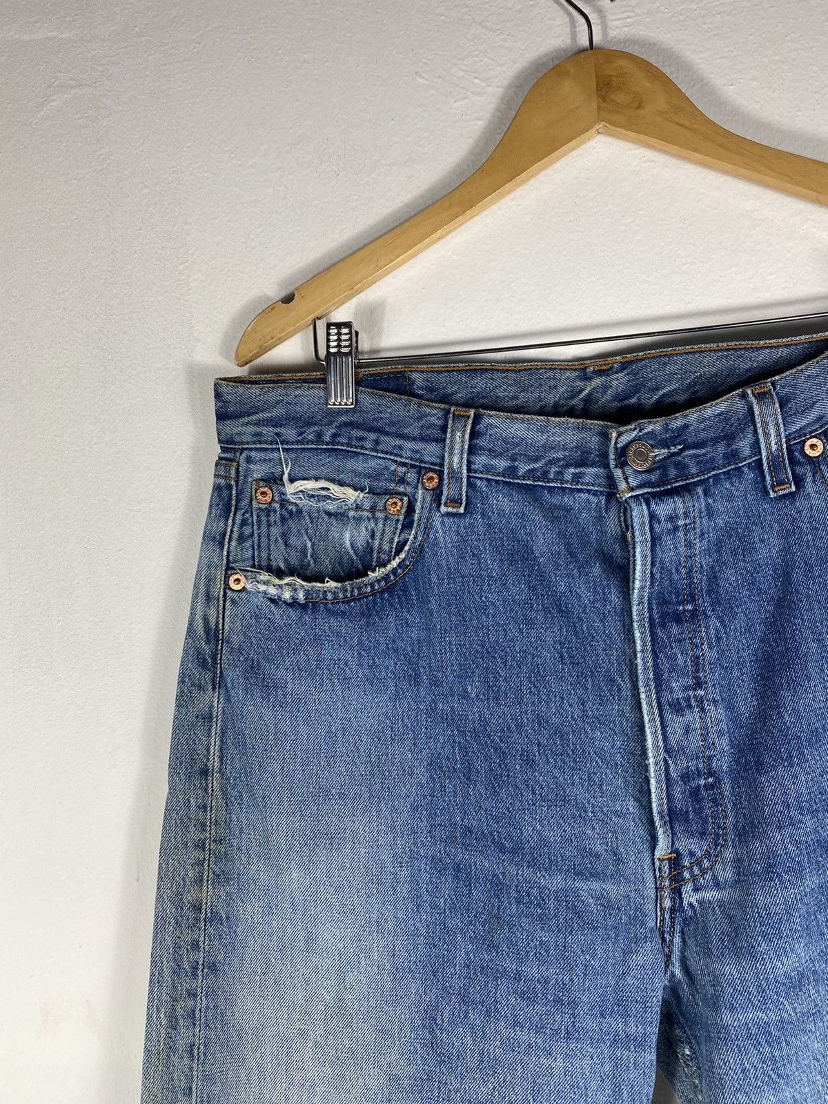 Levi's Vintage 90s Levis Bombastic Lot 501 Size US 36 / EU 52 - 4 Thumbnail