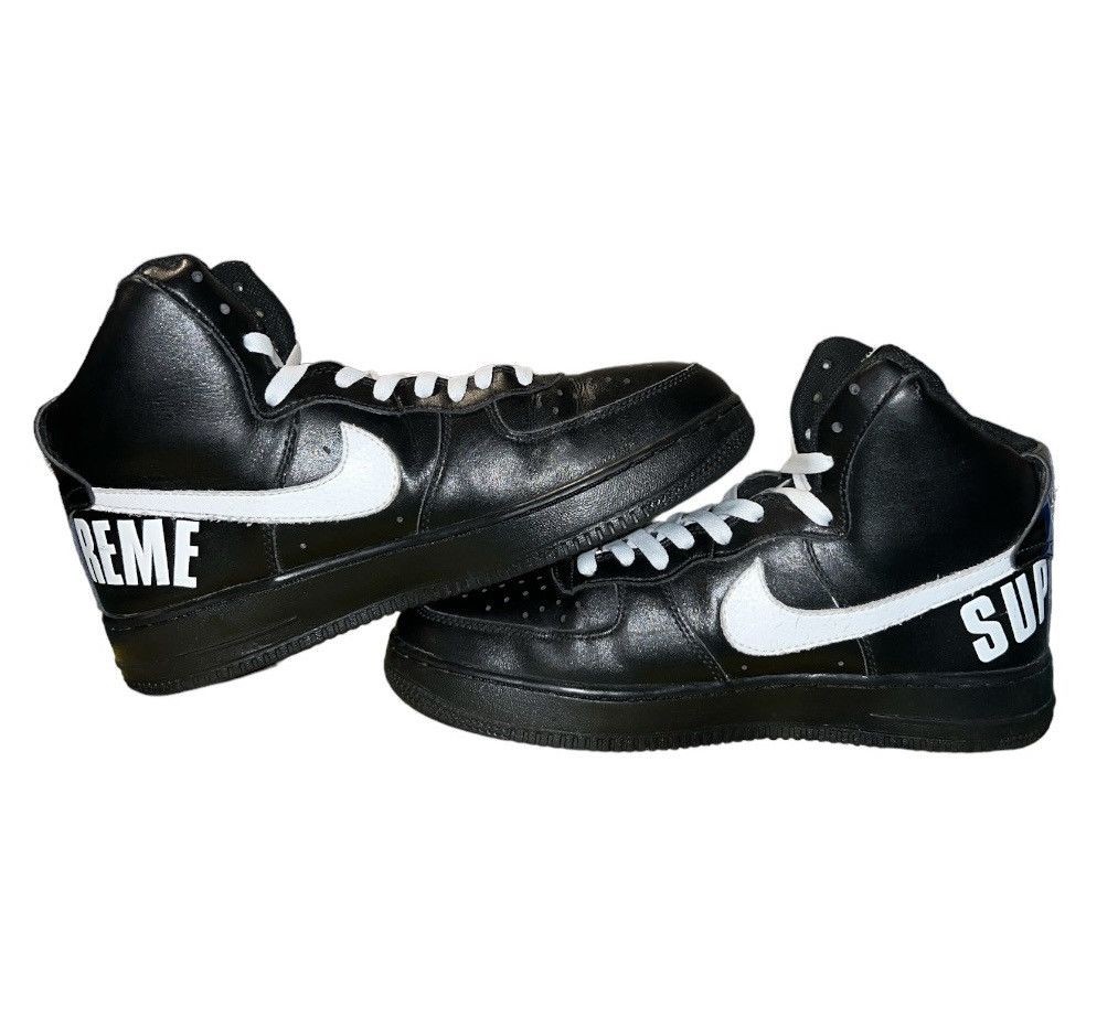 Nike × Supreme VERY RARE SUPREME AF1 HIGH Size US 9.5 / EU 42-43 - 3 Thumbnail