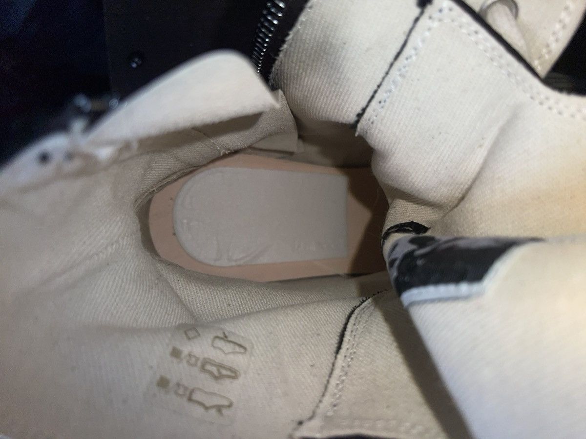 Rick Owens × Rick Owens Drkshdw Rick Owens DRKSHDW Abstract High 'Black Milk' Size US 10 / EU 43 - 11 Thumbnail