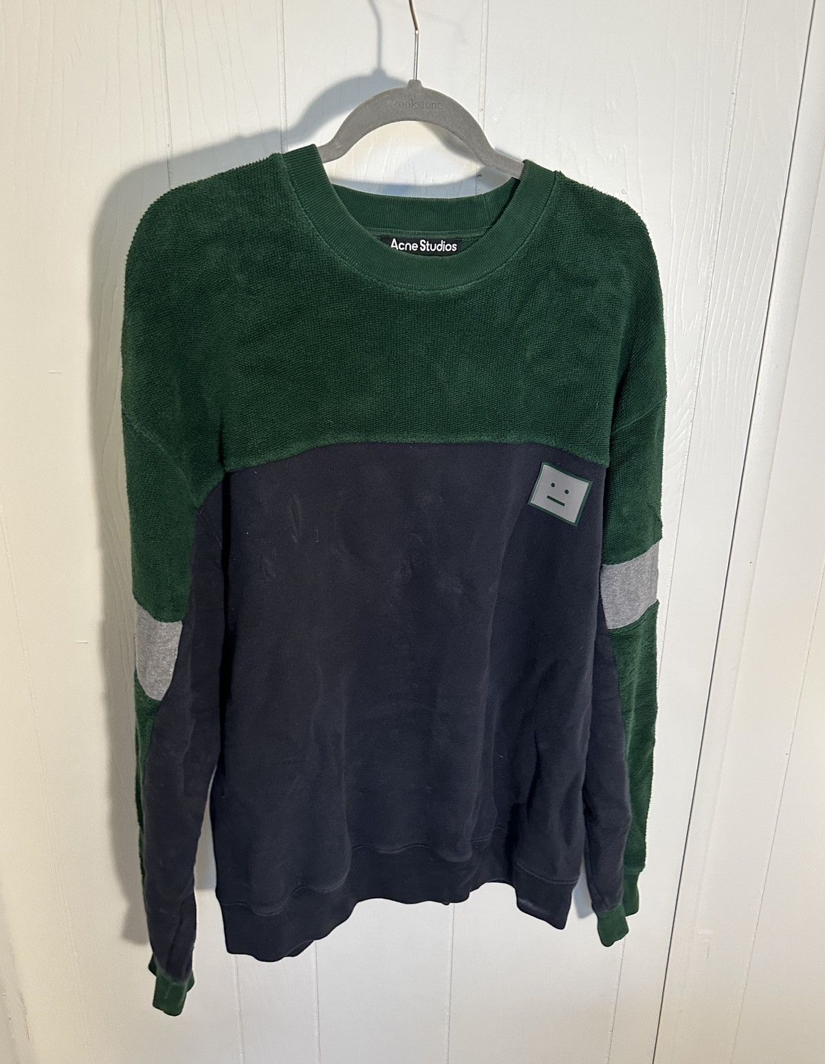 Acne Studios Face Patch Sweater Crew Neck