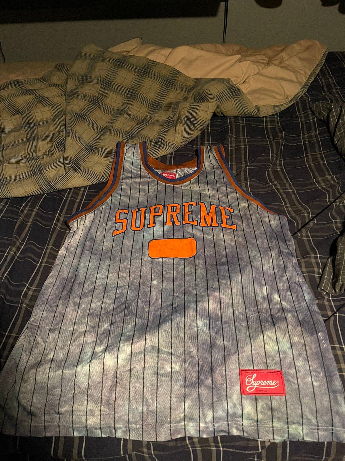 Supreme Supreme Dyed Basketball Jersey | Grailed