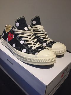 Cdg converse low sales polka dot