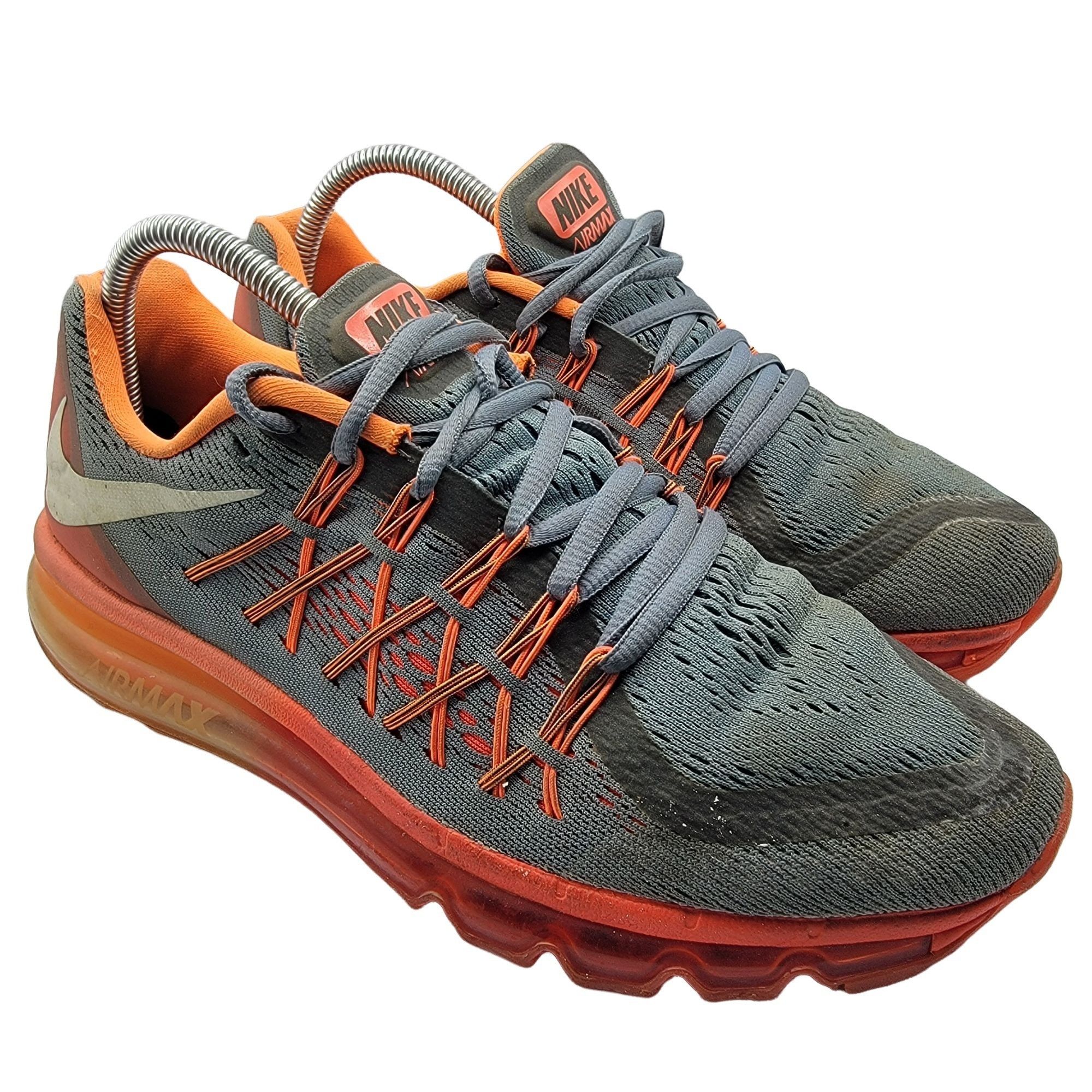 Nike Air Max Mens Graphite Orange 2014 Sneaker Running Ath