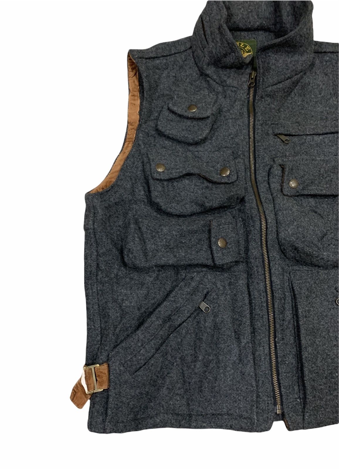 Japanese Brand Aigle Wool Multipocket Tactical Vest Size US L / EU 52-54 / 3 - 5 Thumbnail