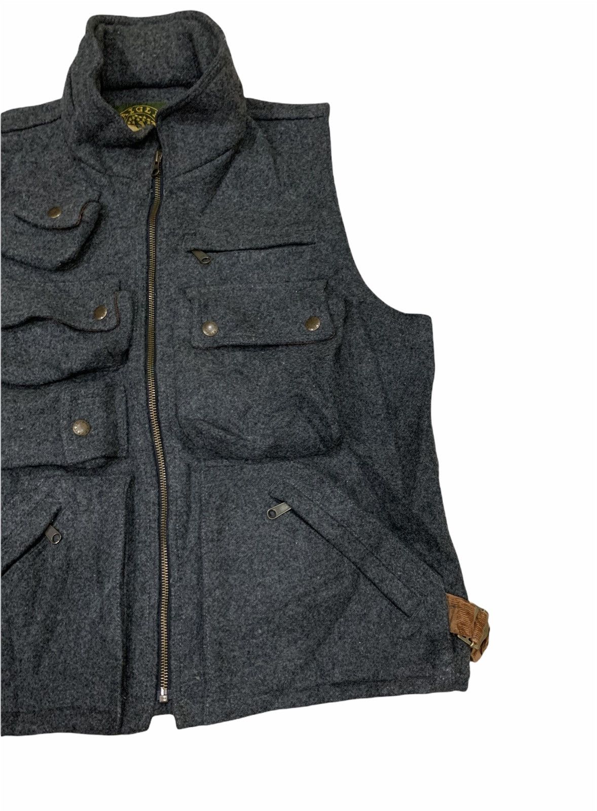 Japanese Brand Aigle Wool Multipocket Tactical Vest Size US L / EU 52-54 / 3 - 6 Thumbnail