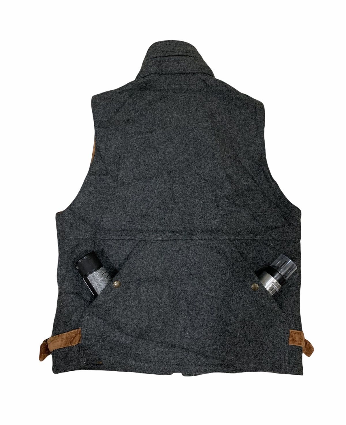 Japanese Brand Aigle Wool Multipocket Tactical Vest Size US L / EU 52-54 / 3 - 2 Thumbnail