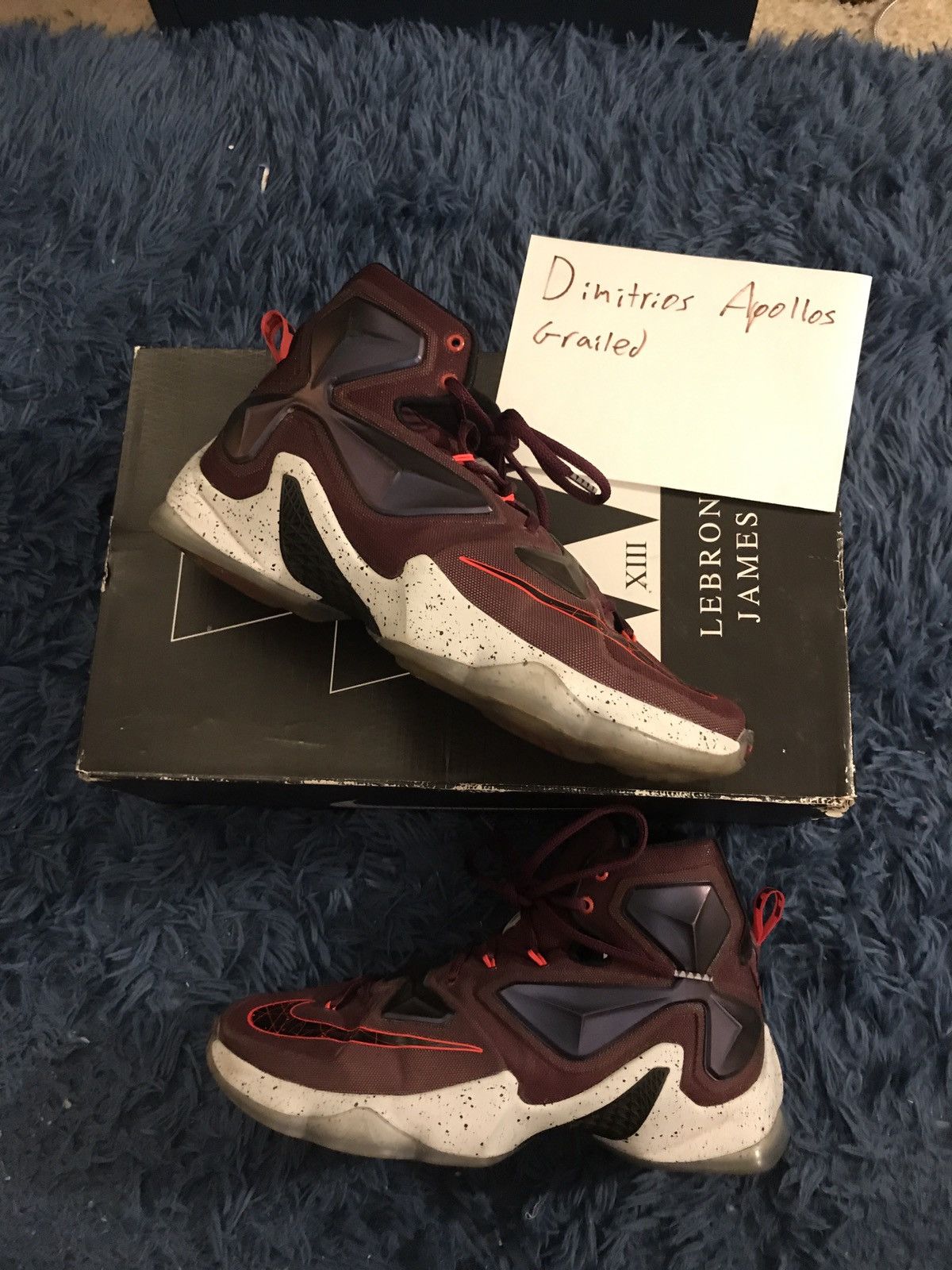 Nike Le Bron 13 Mulberry Grailed