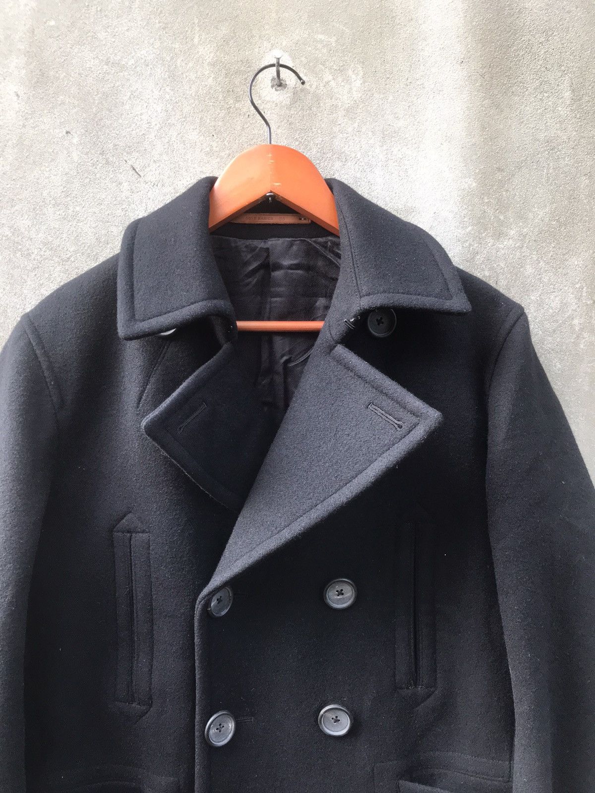 Japanese Brand × MasterPiece × SCYE Vintage Scye Masterpiece & Co Wool Peacoat Size US M / EU 48-50 / 2 - 3 Thumbnail