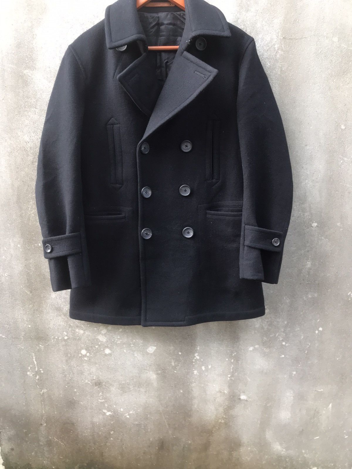 Japanese Brand × MasterPiece × SCYE Vintage Scye Masterpiece & Co Wool Peacoat Size US M / EU 48-50 / 2 - 6 Thumbnail