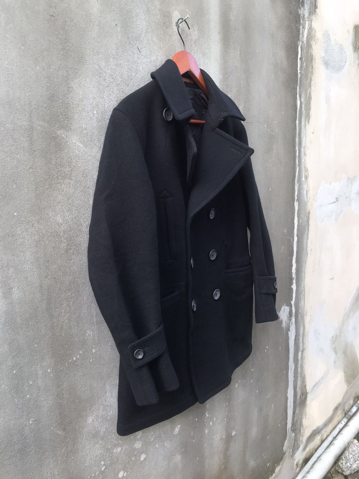 Japanese Brand × MasterPiece × SCYE Vintage Scye Masterpiece & Co Wool Peacoat Size US M / EU 48-50 / 2 - 5 Thumbnail