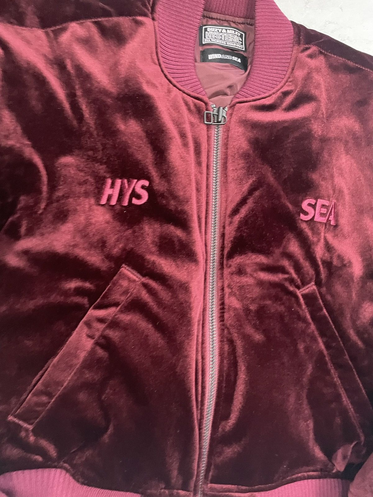 Hysteric Glamour Hysterical glamour wind and sea velvet bomber S Size US S / EU 44-46 / 1 - 4 Thumbnail