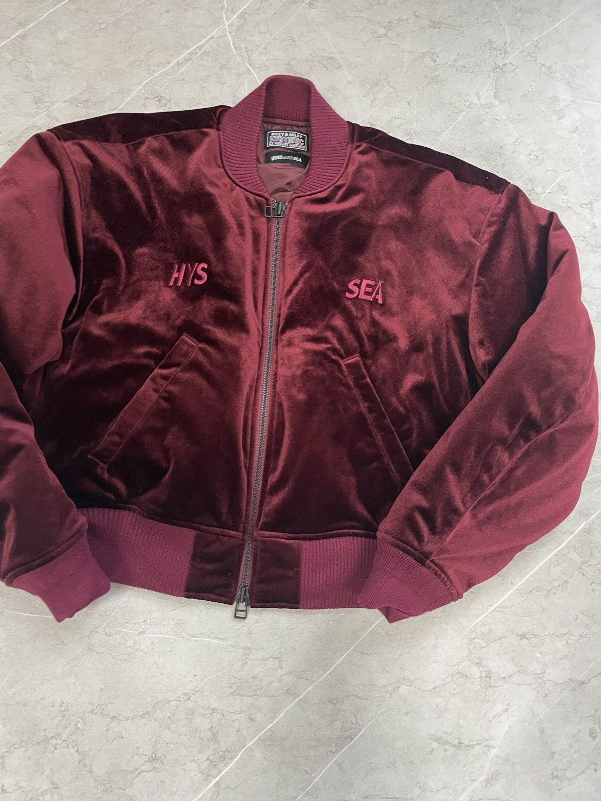 Hysteric Glamour Hysterical glamour wind and sea velvet bomber S Size US S / EU 44-46 / 1 - 3 Thumbnail