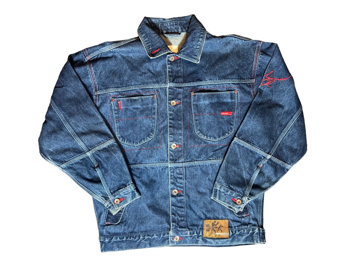 Vintage denim deals duo chrome fubu jean jacket.