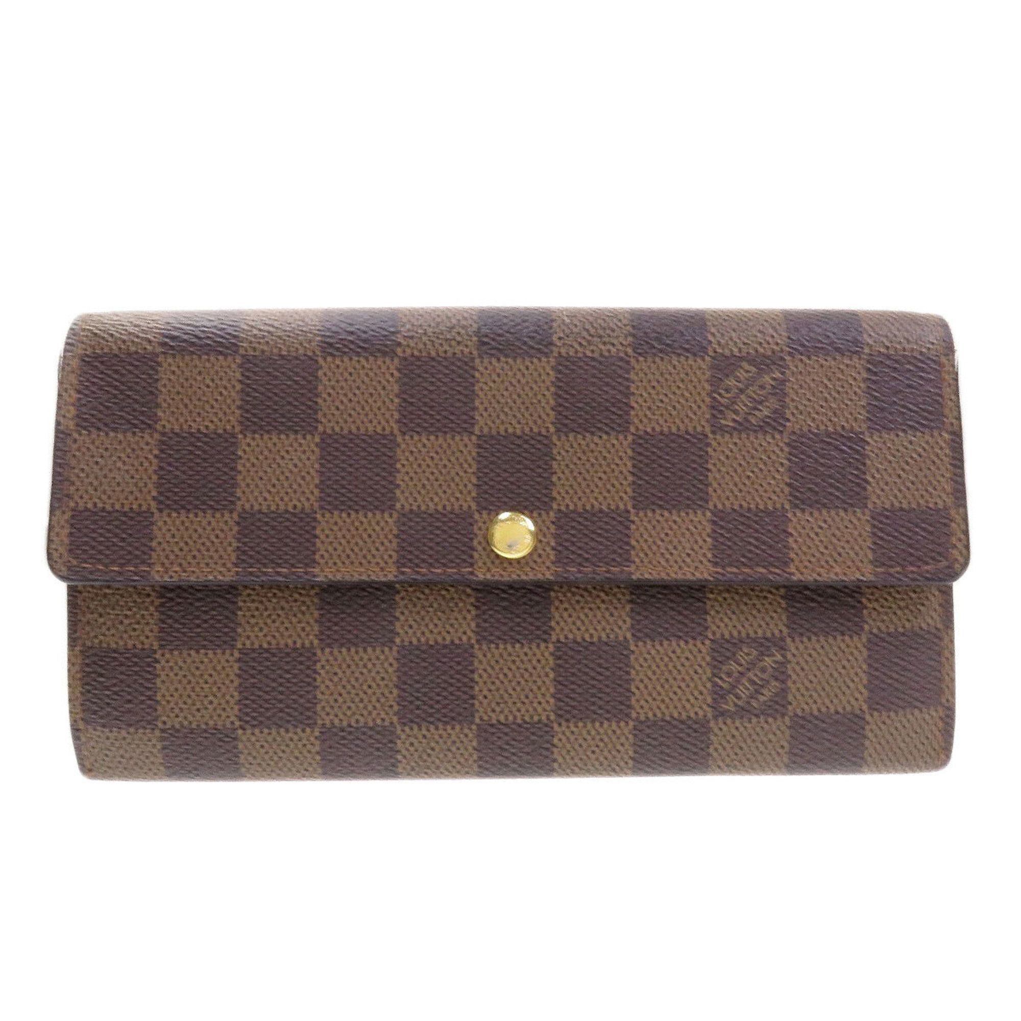 Louis Vuitton Louis Vuitton N6173 Portefeuil Sarah Damier Ebene Long ...