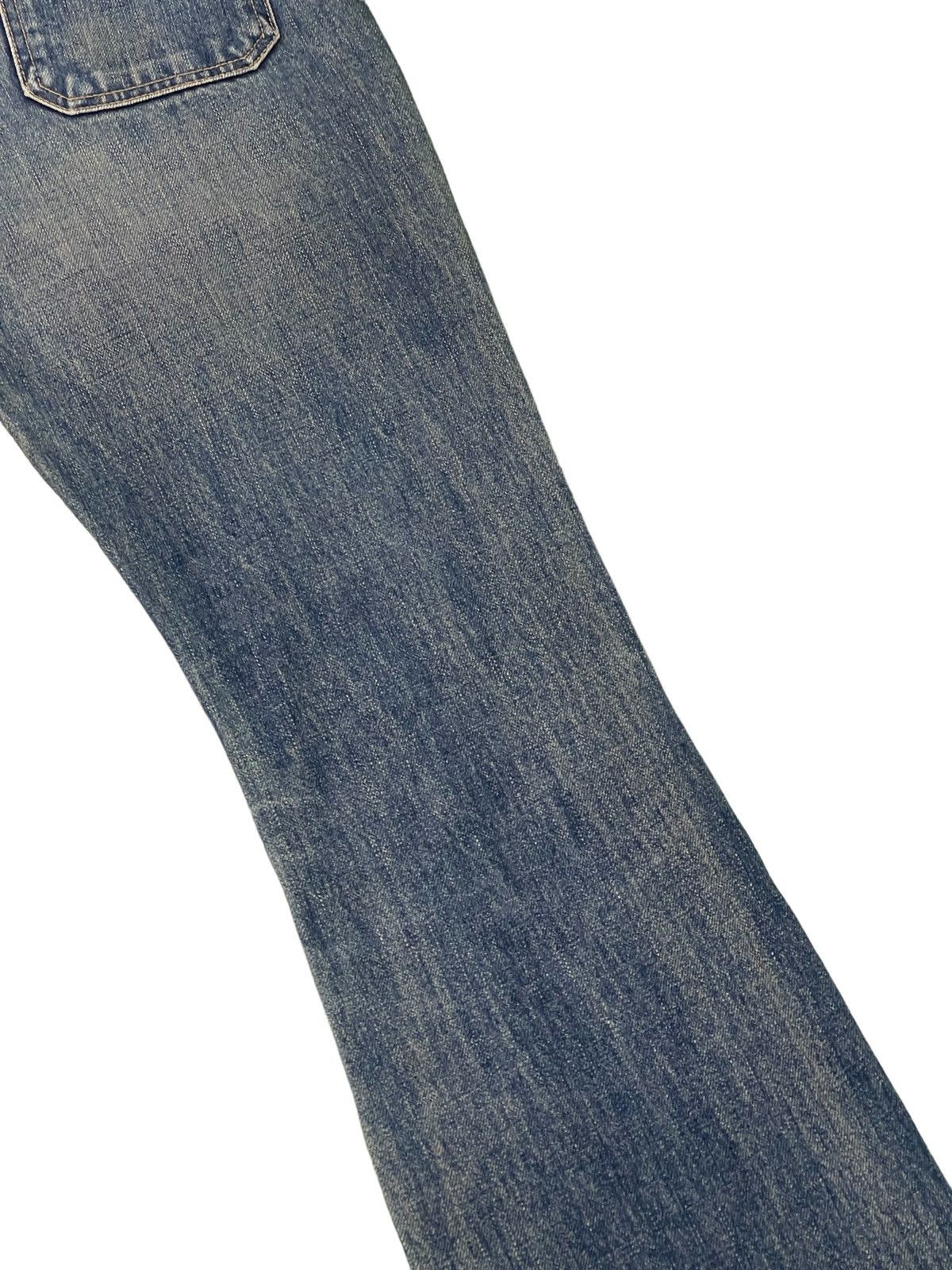 Japanese Brand Flare Jeans Sweet Cream Low Rise Boot Cut Denim 29🟦 Size US 27 - 16 Thumbnail