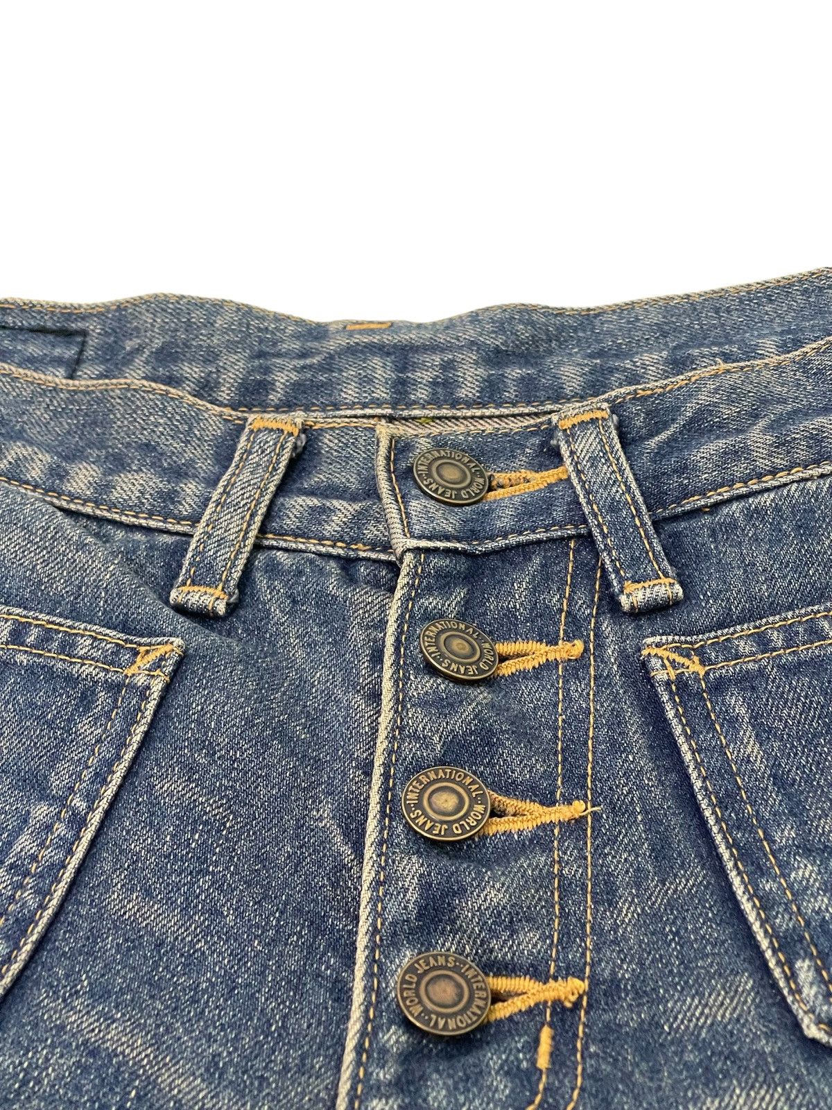 Japanese Brand Flare Jeans Sweet Cream Low Rise Boot Cut Denim 29🟦 Size US 27 - 10 Thumbnail