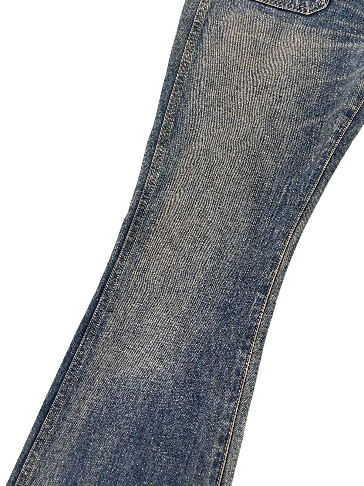 Japanese Brand Flare Jeans Sweet Cream Low Rise Boot Cut Denim 29🟦 Size US 27 - 7 Thumbnail