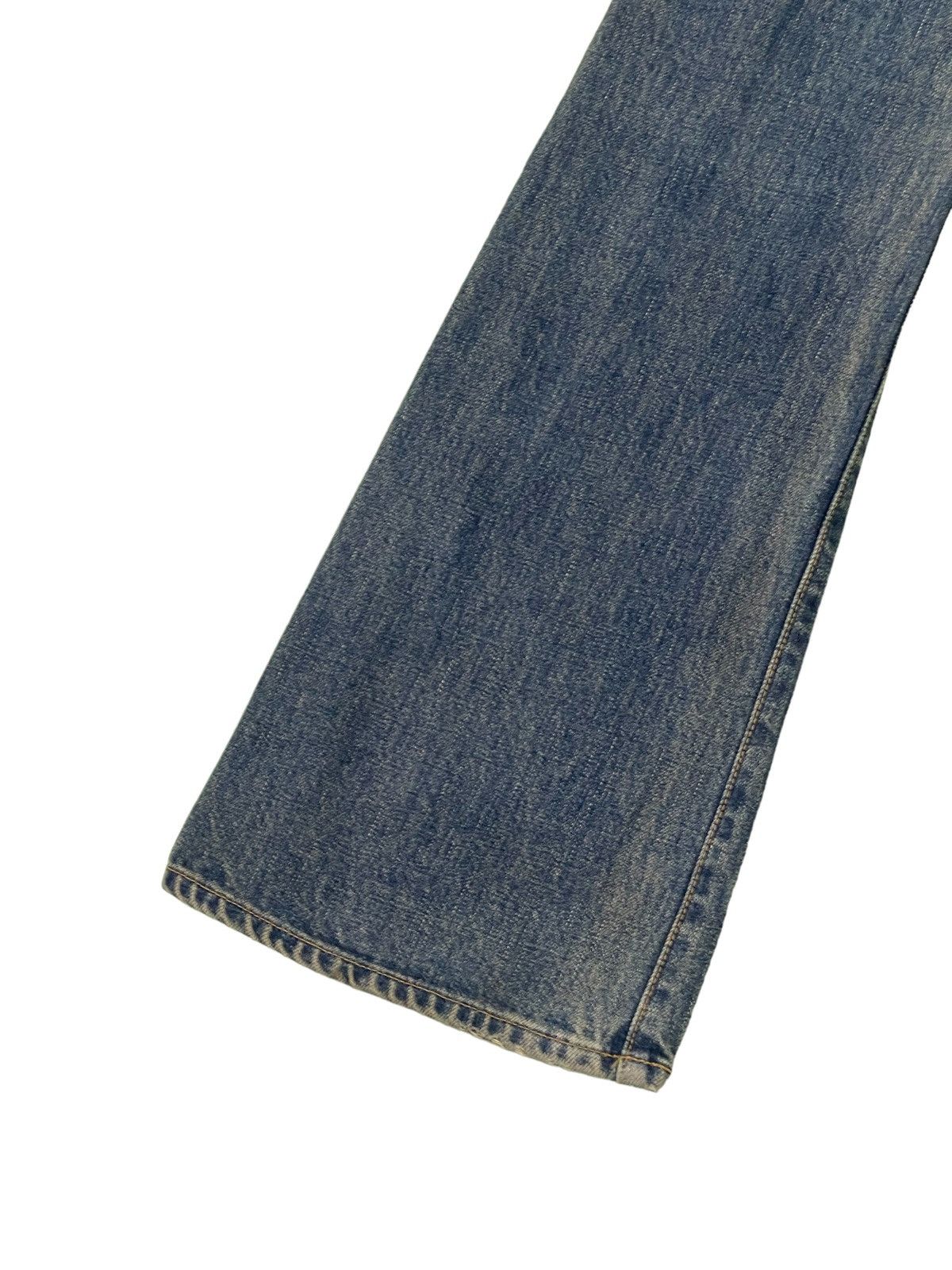Japanese Brand Flare Jeans Sweet Cream Low Rise Boot Cut Denim 29🟦 Size US 27 - 15 Thumbnail