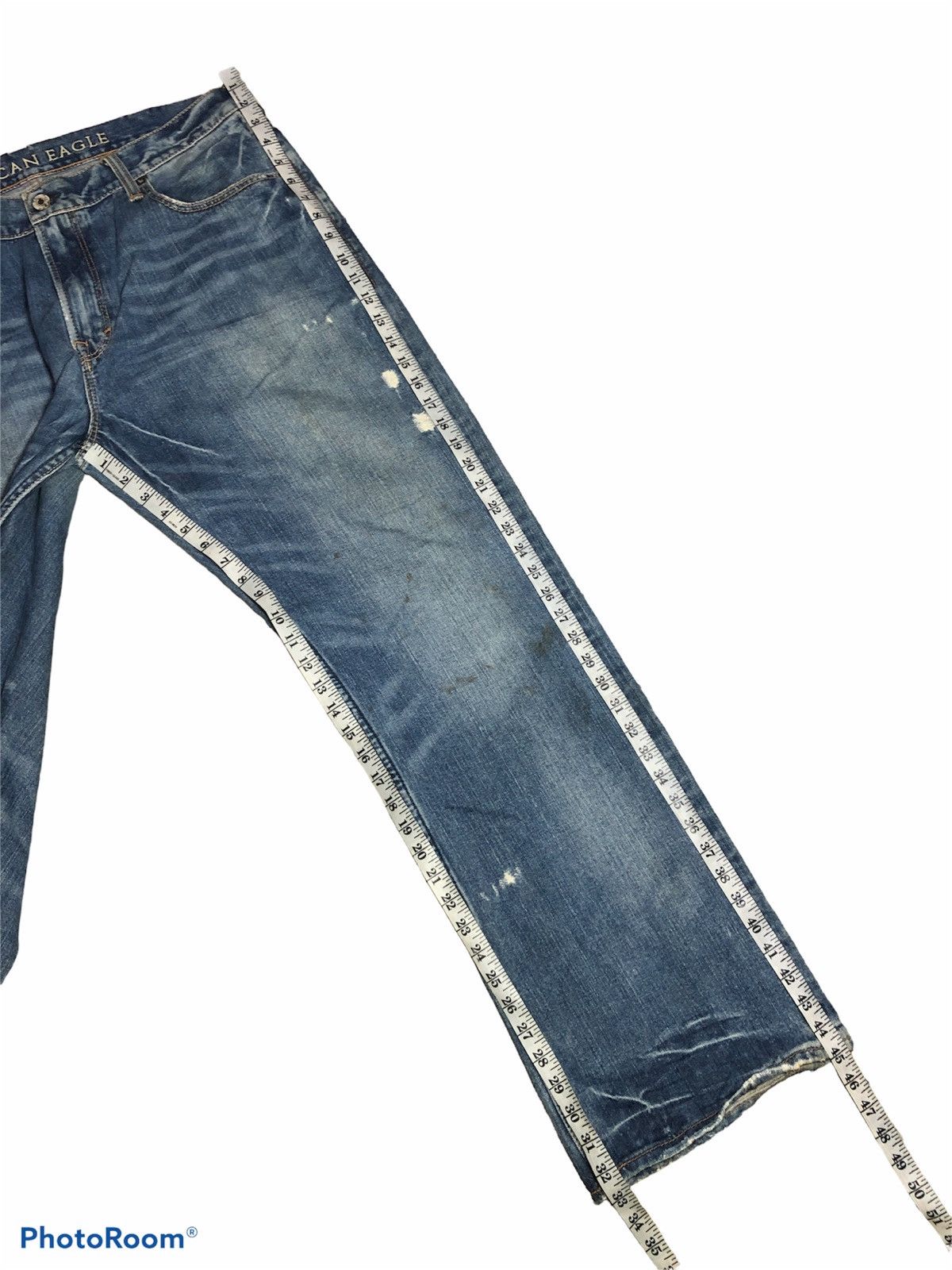 American Eagle Outfitters BOOTCUT⚡️LOW RISE BOOT DISTRESSED DENIM Size US 40 / EU 56 - 7 Thumbnail