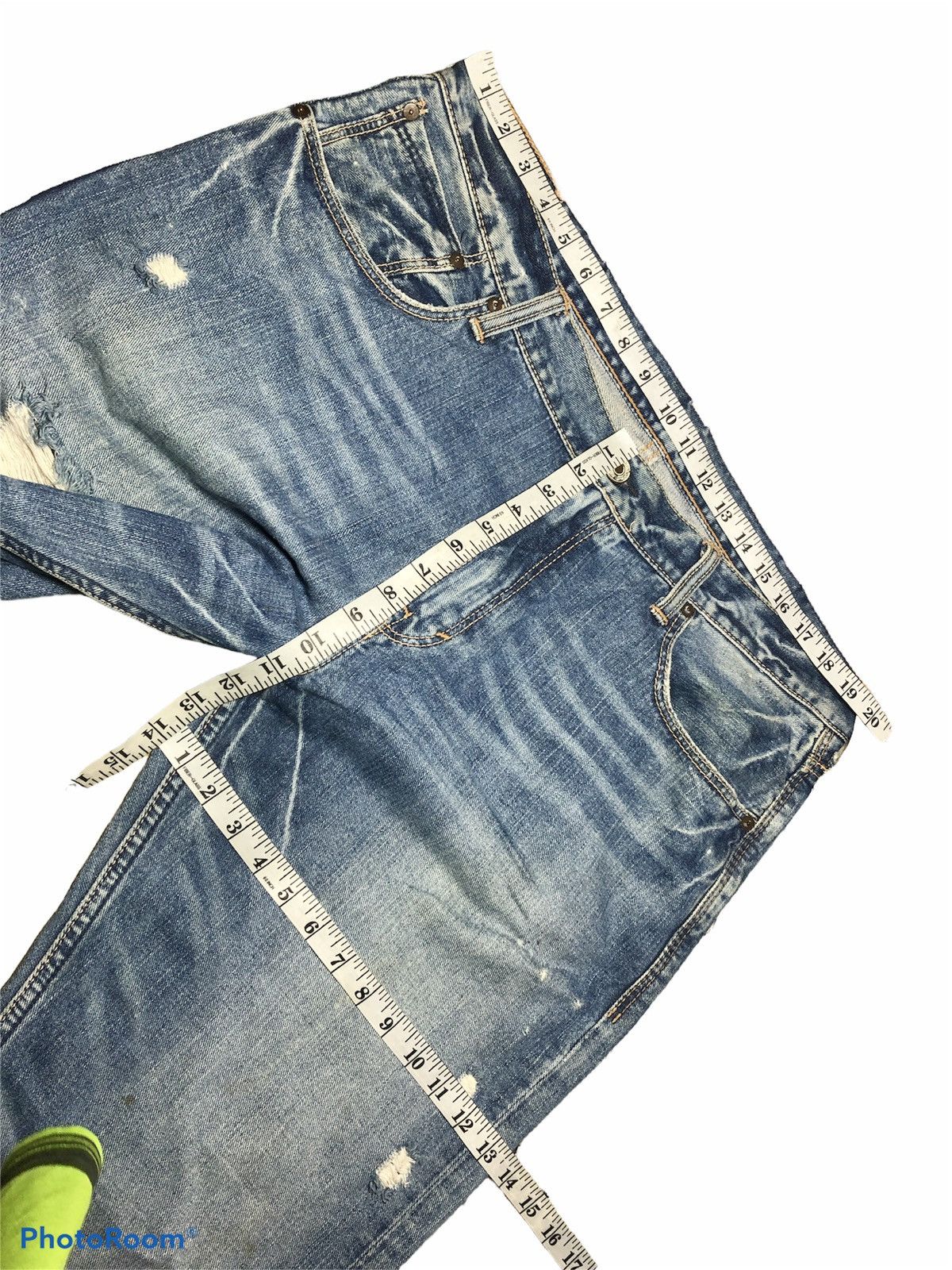 American Eagle Outfitters BOOTCUT⚡️LOW RISE BOOT DISTRESSED DENIM Size US 40 / EU 56 - 5 Thumbnail