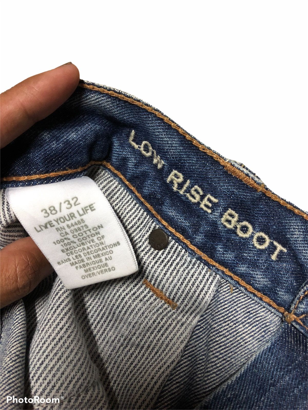 American Eagle Outfitters BOOTCUT⚡️LOW RISE BOOT DISTRESSED DENIM Size US 40 / EU 56 - 4 Thumbnail