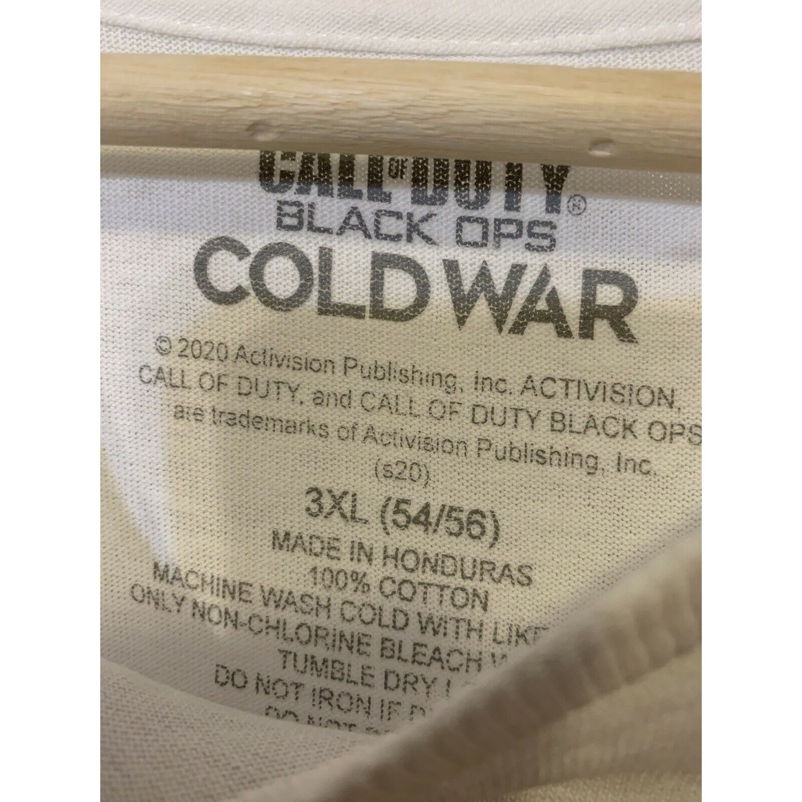Other Call Of Duty Black Ops Cold War T shirt Men’s 3XL white Size US XXL / EU 58 / 5 - 2 Thumbnail