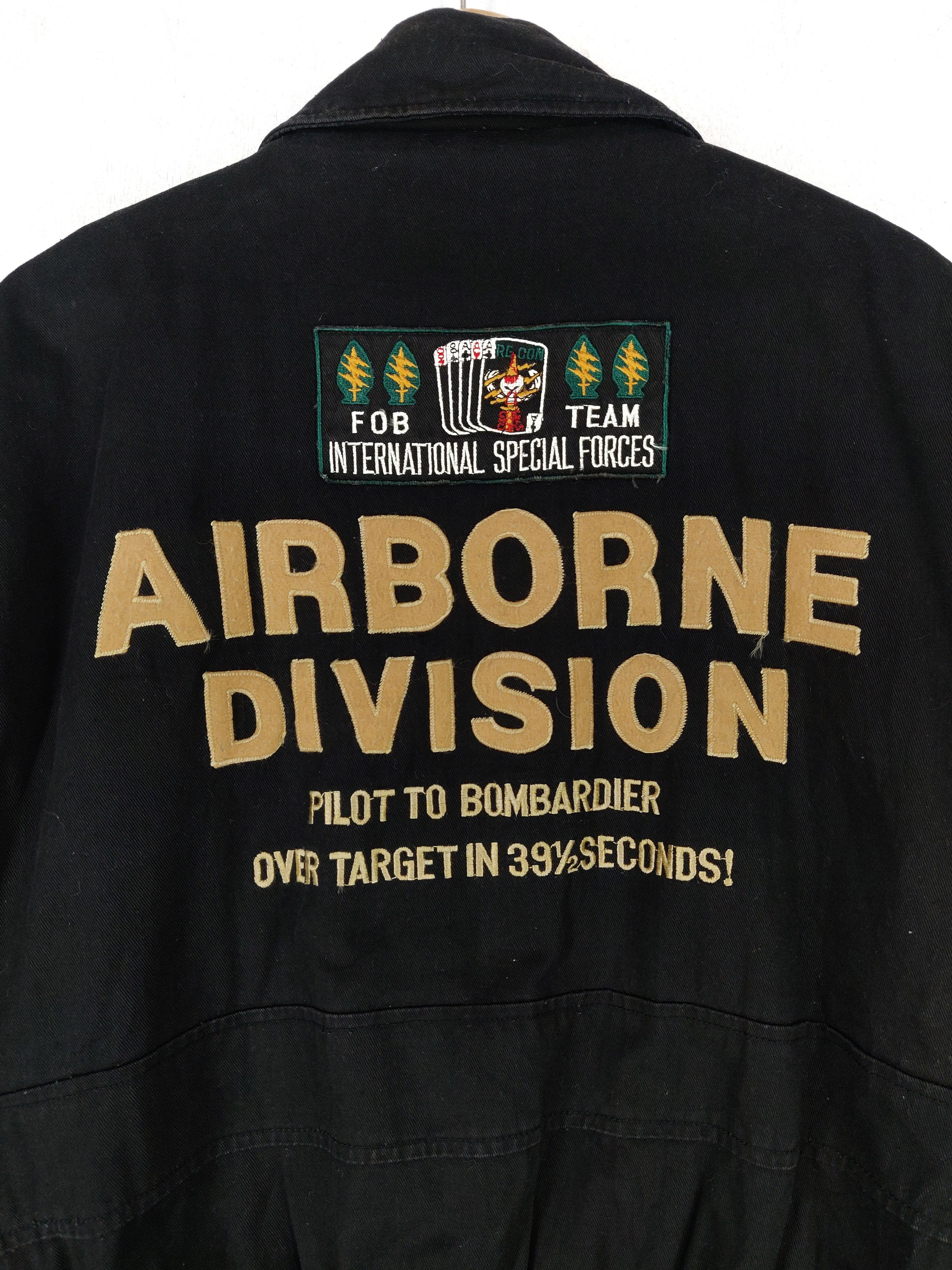 Vintage Vintage 90s Airbone Division Bombers Style Jacket Size US M / EU 48-50 / 2 - 10 Thumbnail