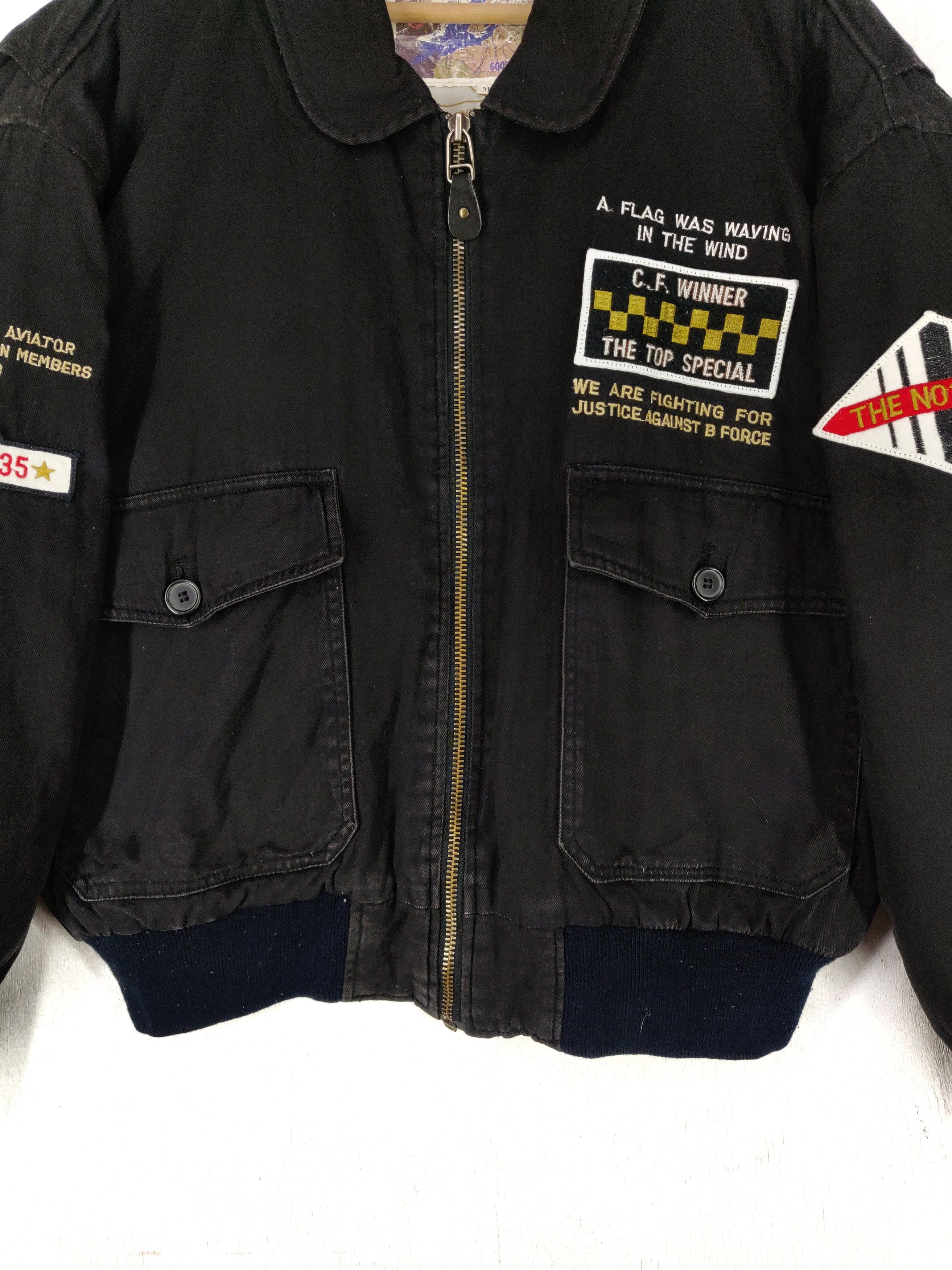 Vintage Vintage 90s Airbone Division Bombers Style Jacket Size US M / EU 48-50 / 2 - 14 Thumbnail