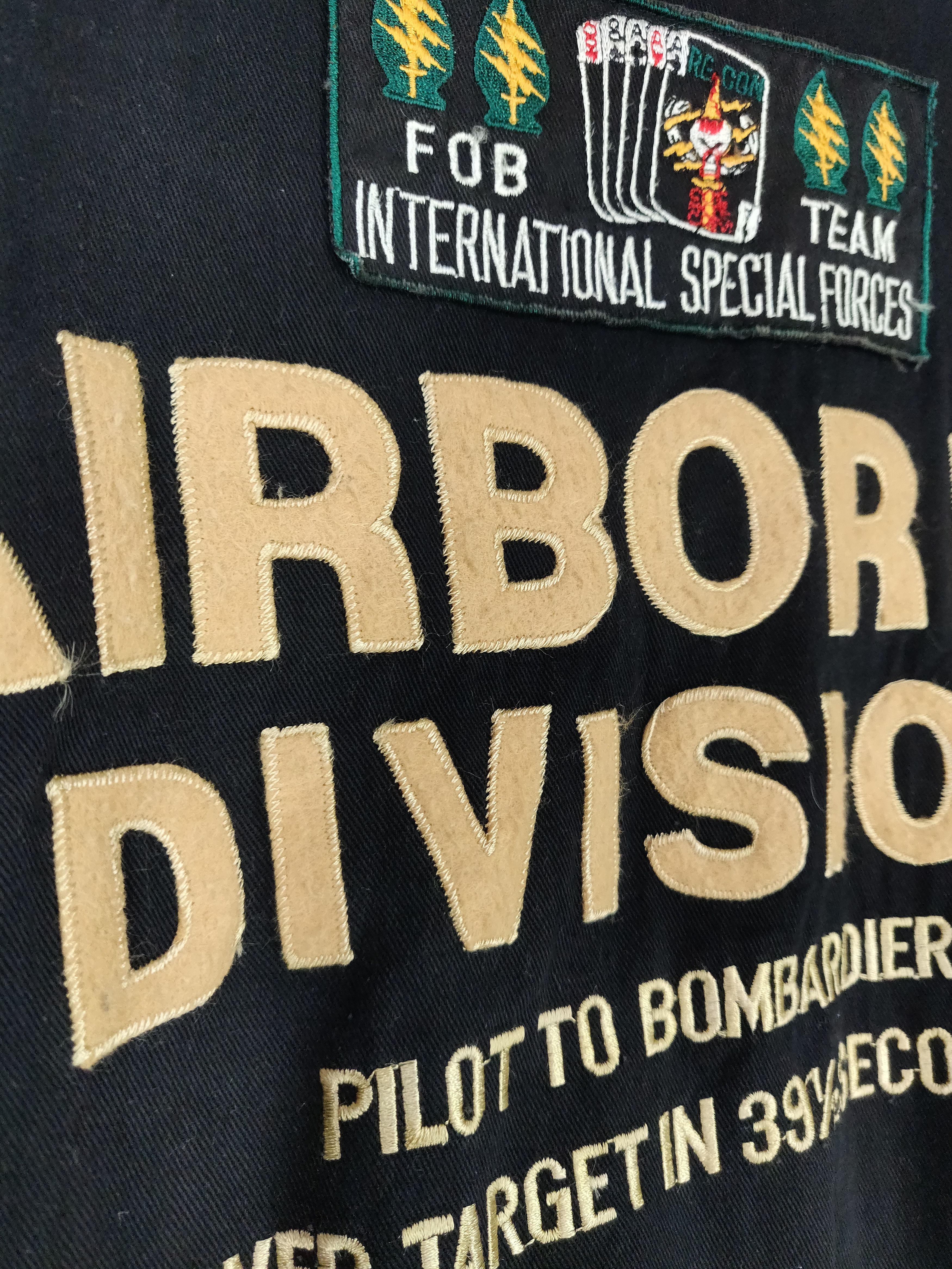 Vintage Vintage 90s Airbone Division Bombers Style Jacket Size US M / EU 48-50 / 2 - 15 Thumbnail