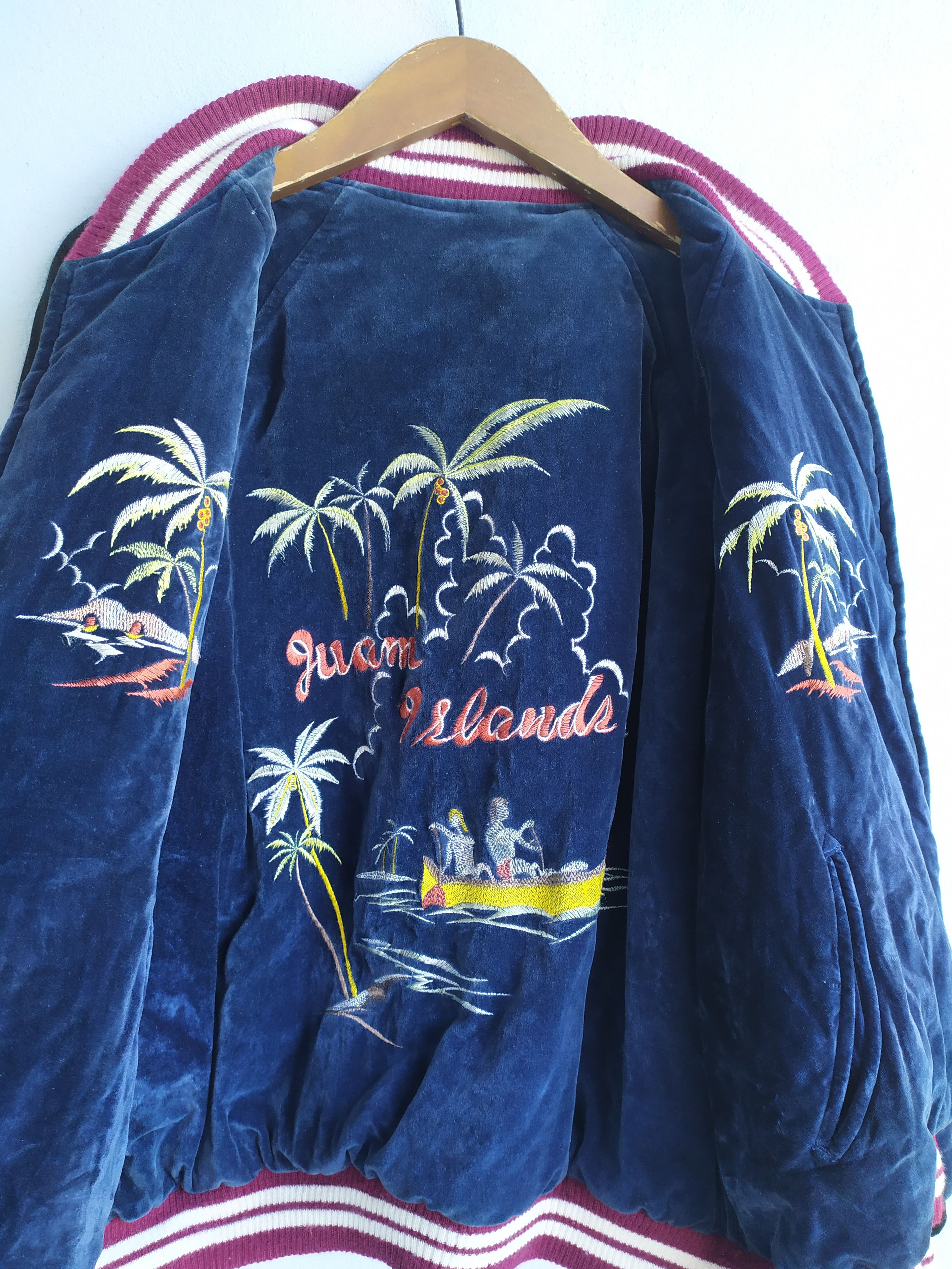 Japanese Brand Vintage Reversible Guam Island Sukajan Size US M / EU 48-50 / 2 - 11 Thumbnail