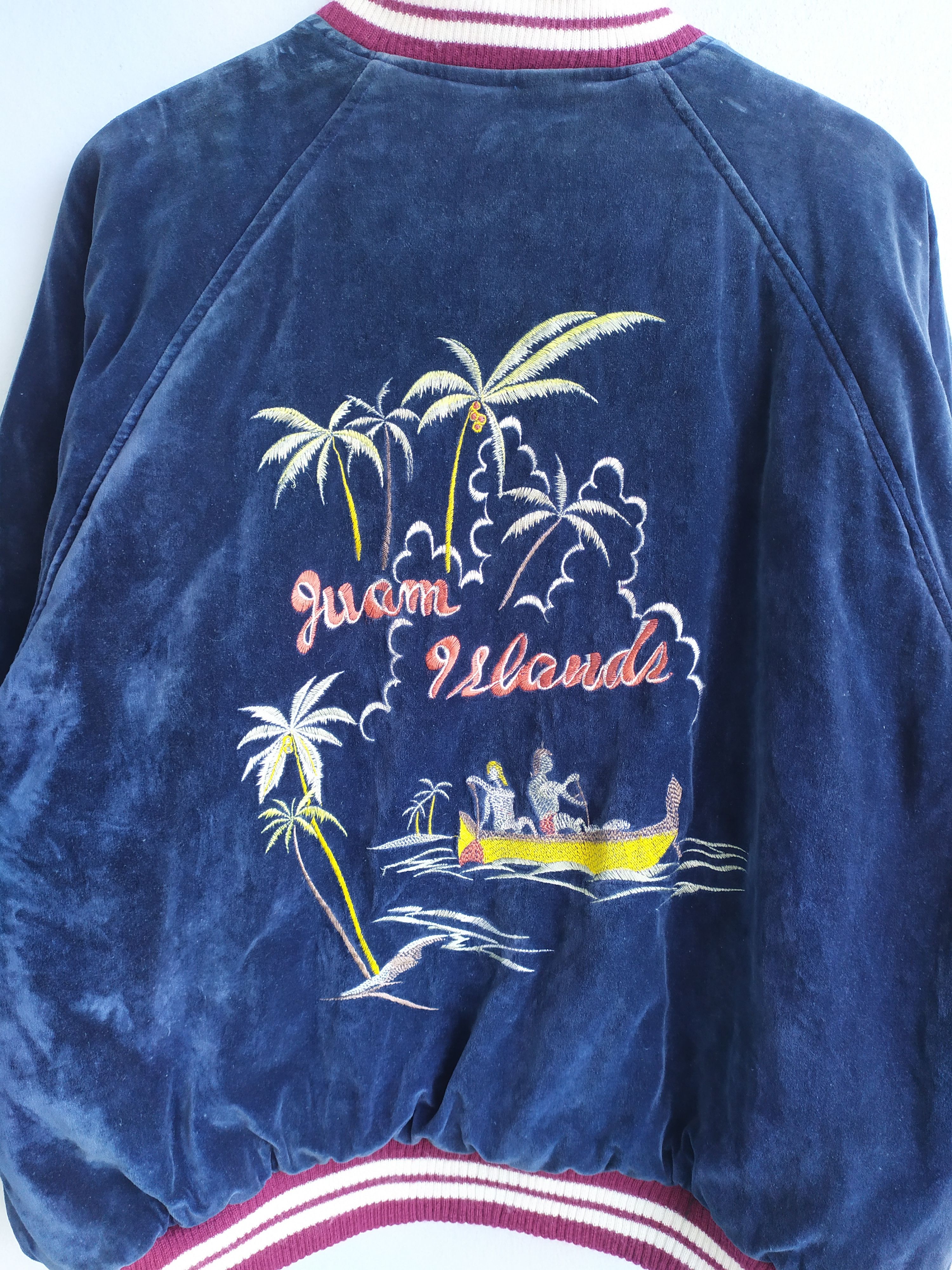 Japanese Brand Vintage Reversible Guam Island Sukajan Size US M / EU 48-50 / 2 - 7 Thumbnail