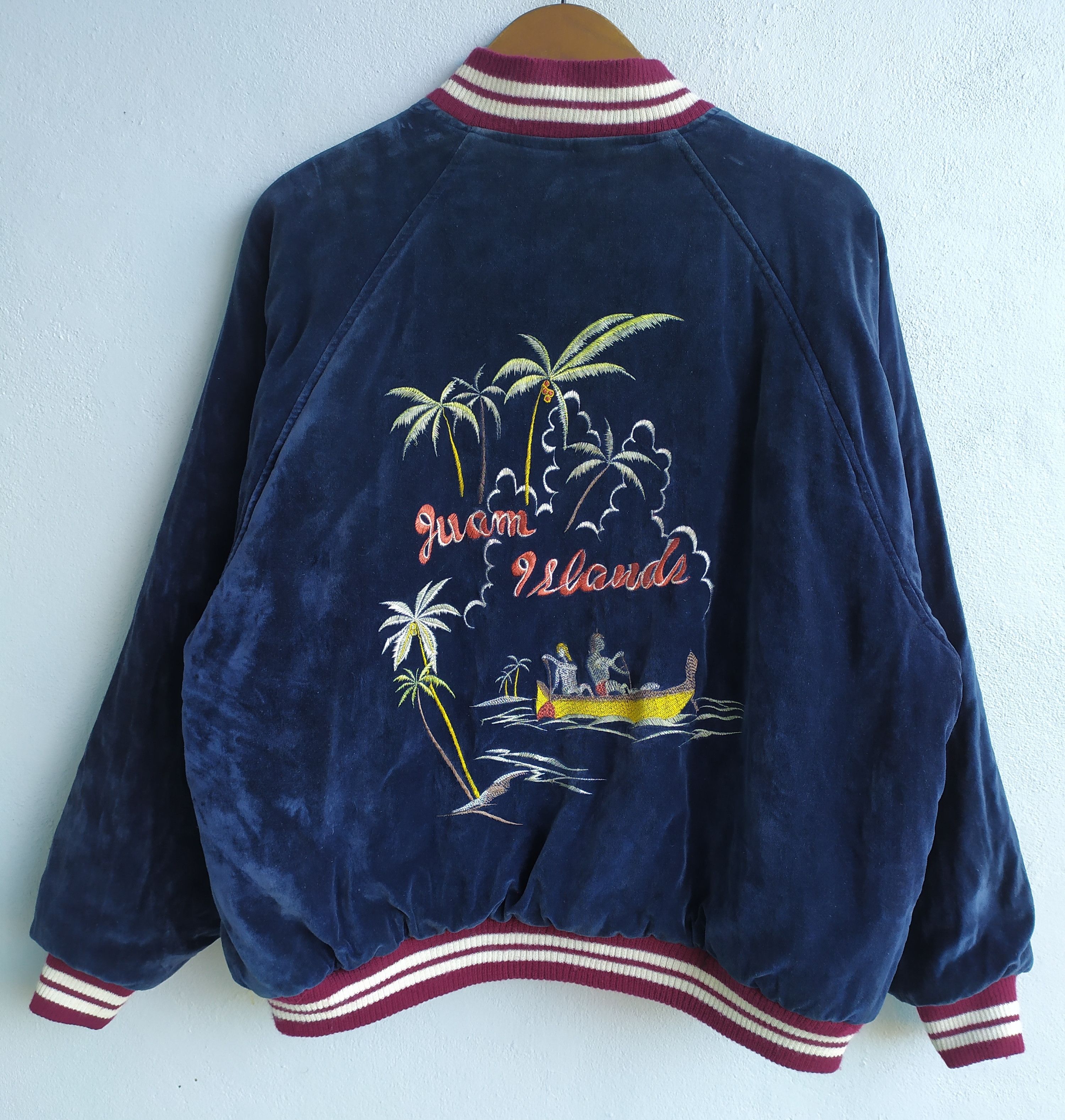 Japanese Brand Vintage Reversible Guam Island Sukajan Size US M / EU 48-50 / 2 - 1 Thumbnail