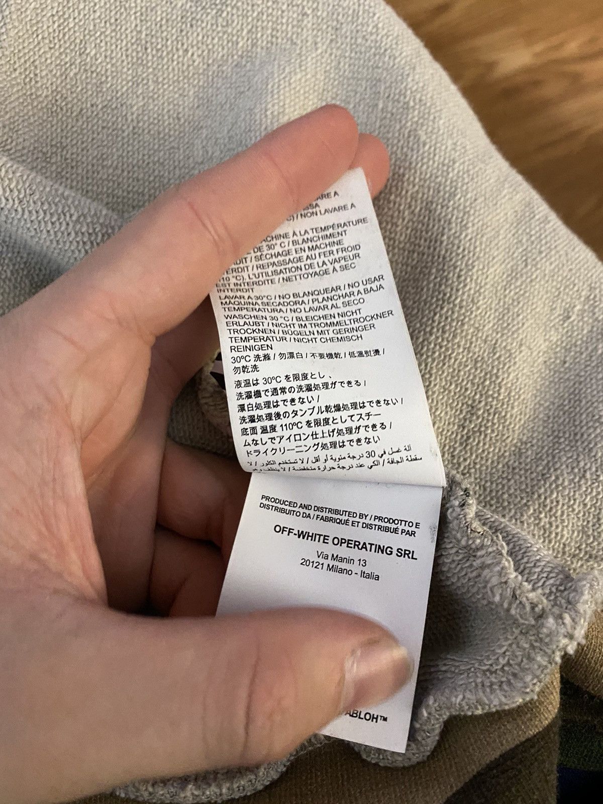Off-White Off white zip up hoodie Size US M / EU 48-50 / 2 - 7 Thumbnail