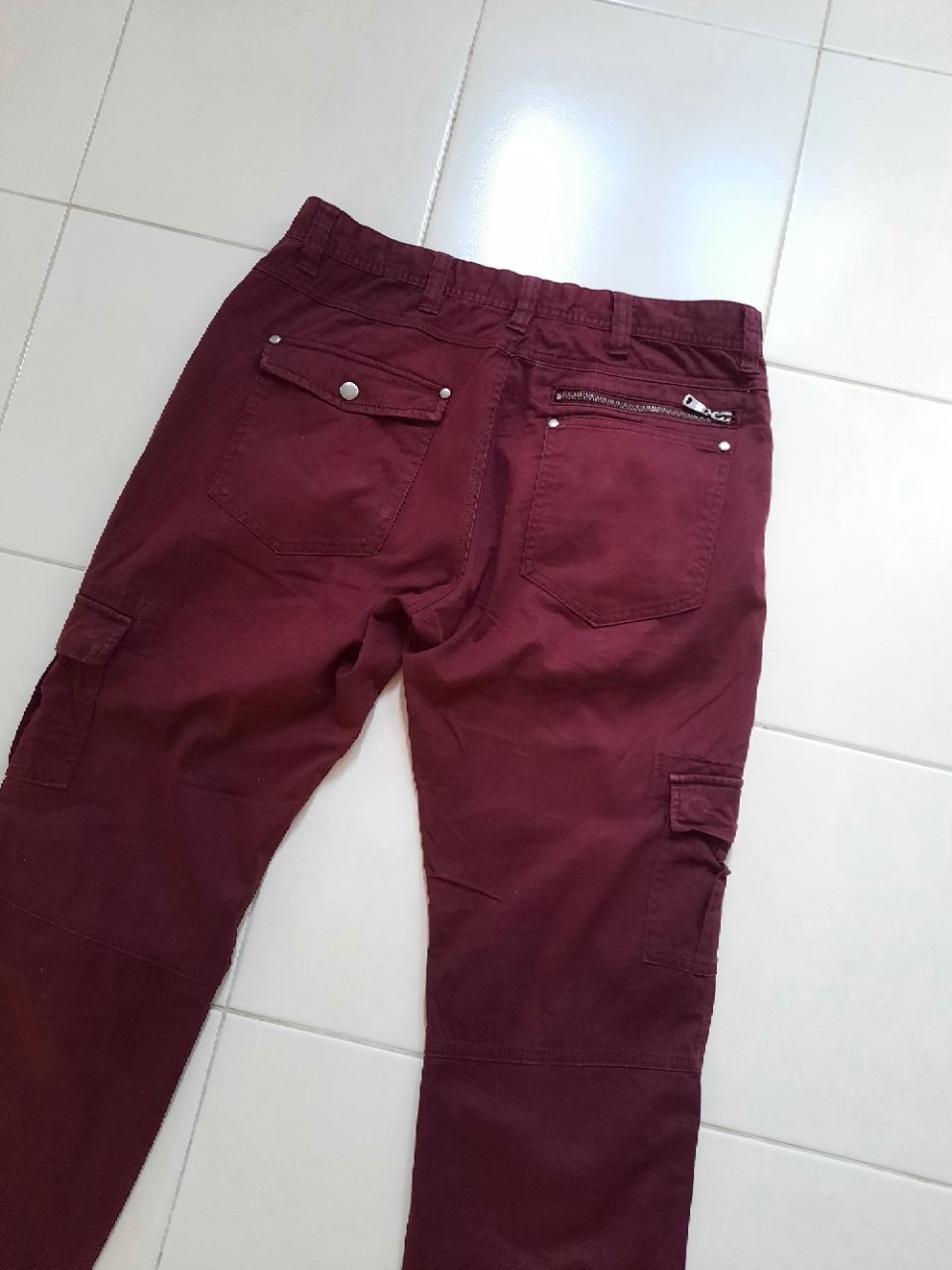 If Six Was Nine Japanese Brand Multipocket Punk Style Cargo Bondage Pants Size US 29 - 9 Thumbnail