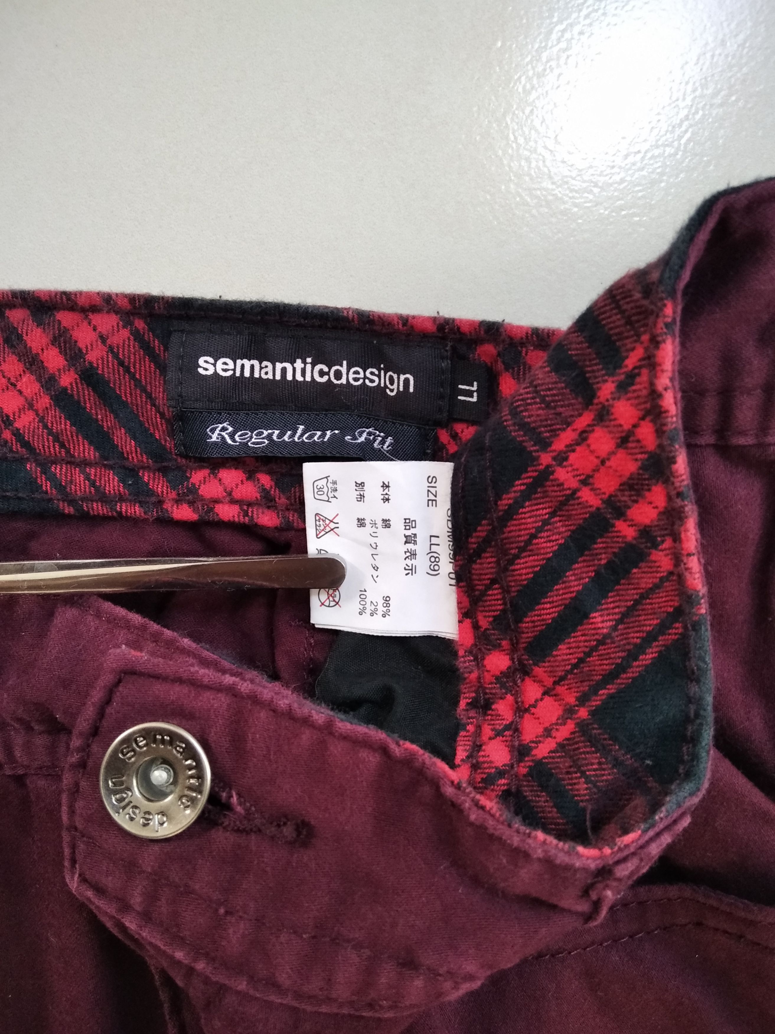 If Six Was Nine Japanese Brand Multipocket Punk Style Cargo Bondage Pants Size US 29 - 7 Thumbnail