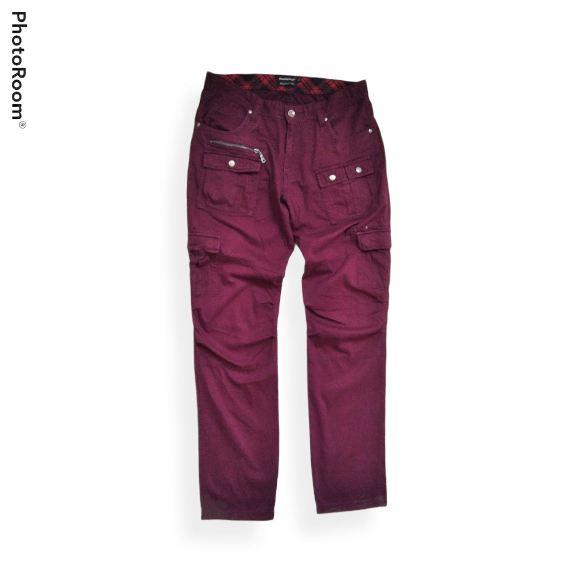 If Six Was Nine Japanese Brand Multipocket Punk Style Cargo Bondage Pants Size US 29 - 4 Thumbnail