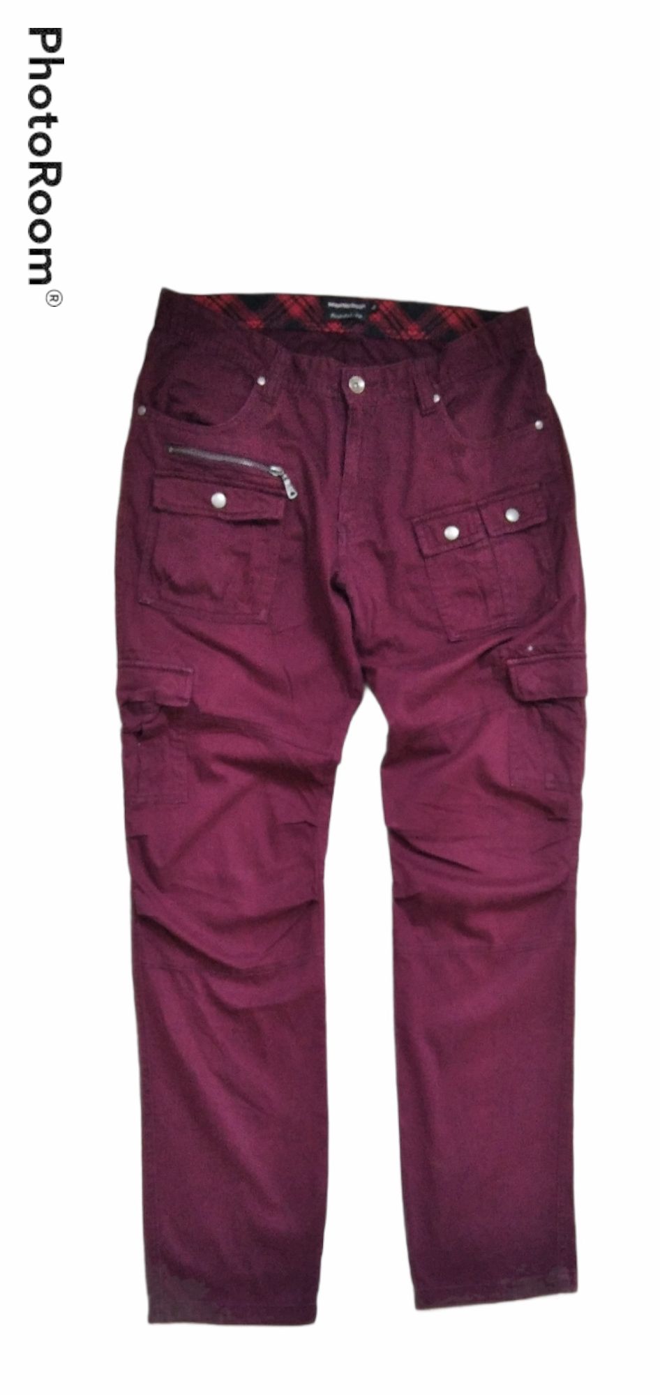 If Six Was Nine Japanese Brand Multipocket Punk Style Cargo Bondage Pants Size US 29 - 5 Thumbnail