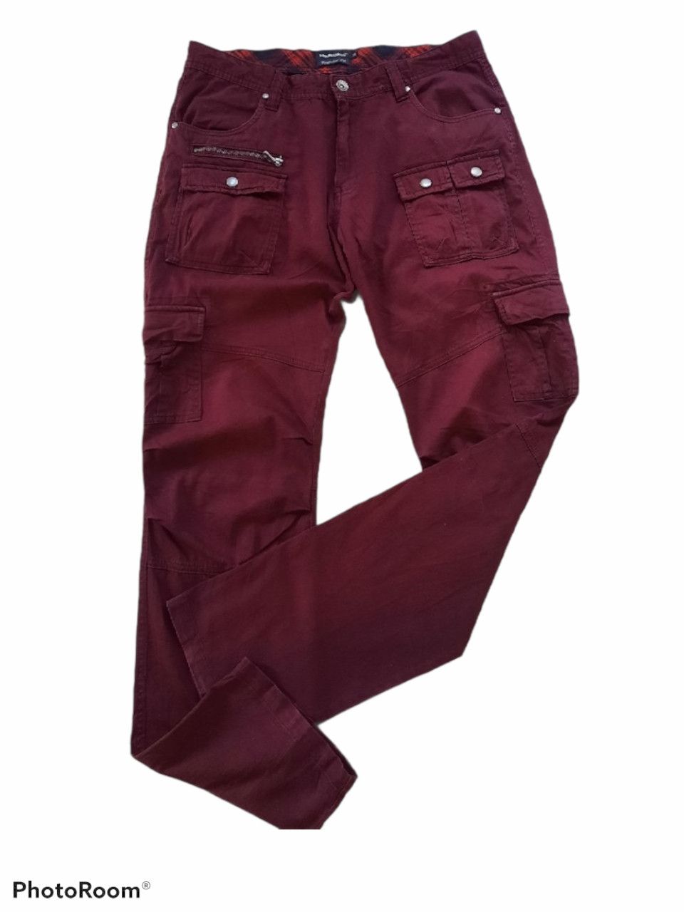 If Six Was Nine Japanese Brand Multipocket Punk Style Cargo Bondage Pants Size US 29 - 1 Thumbnail