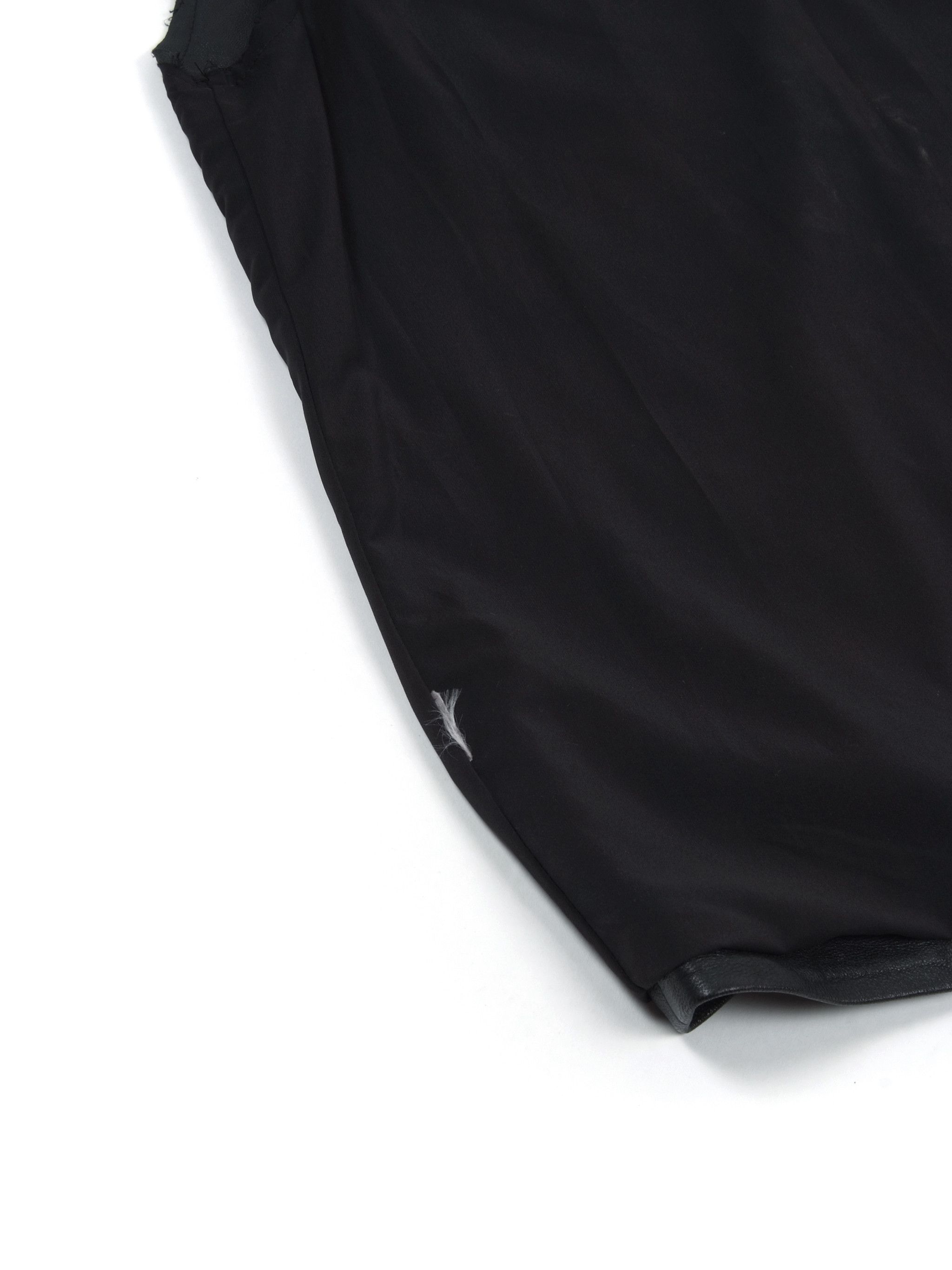 Rag & Bone Theory Leather Sleeveless Black Top (M) Size M / US 6-8 / IT 42-44 - 4 Thumbnail