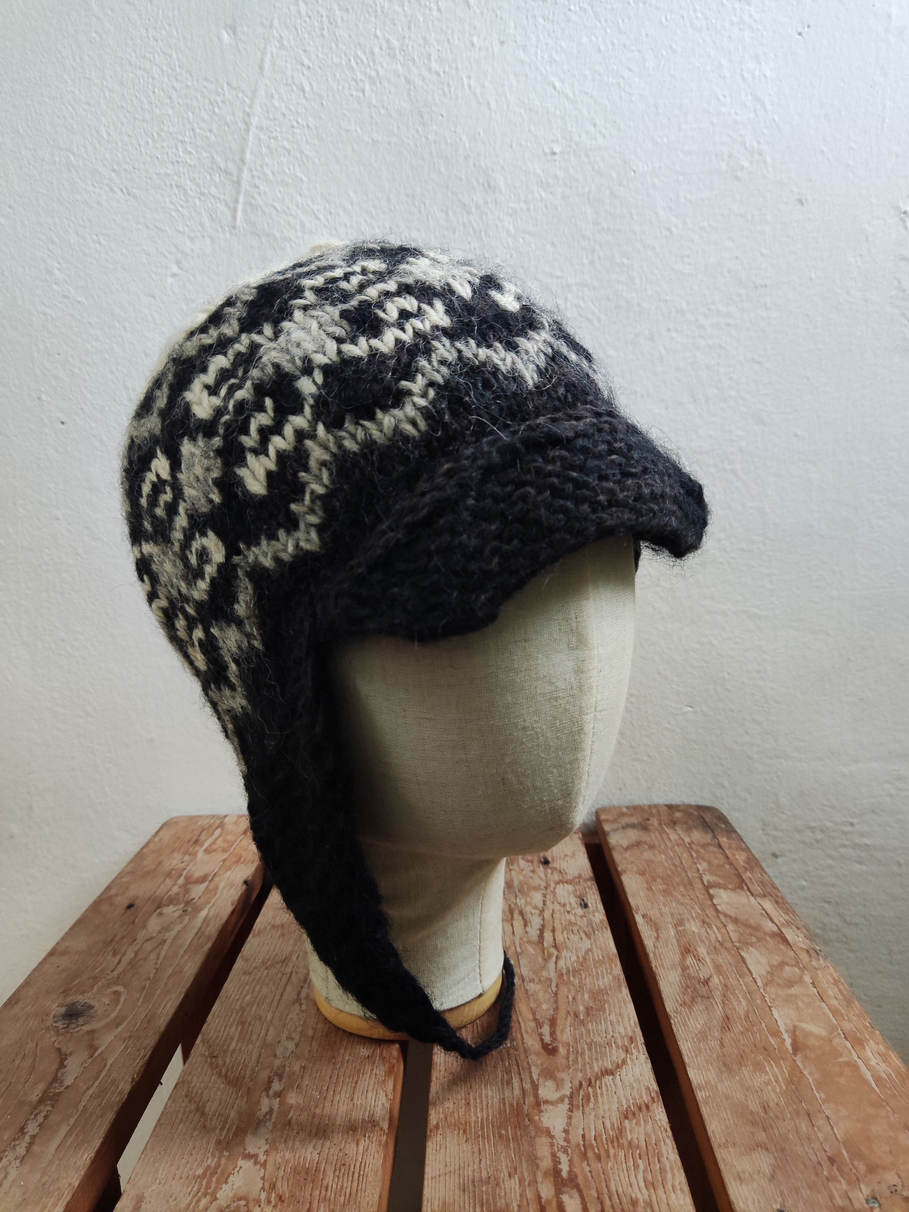 Japanese Brand Japanese Ear Flap Knit Hat Size ONE SIZE - 4 Thumbnail