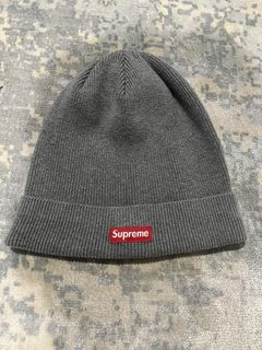 Supreme Box Logo Beanie Grey | Grailed