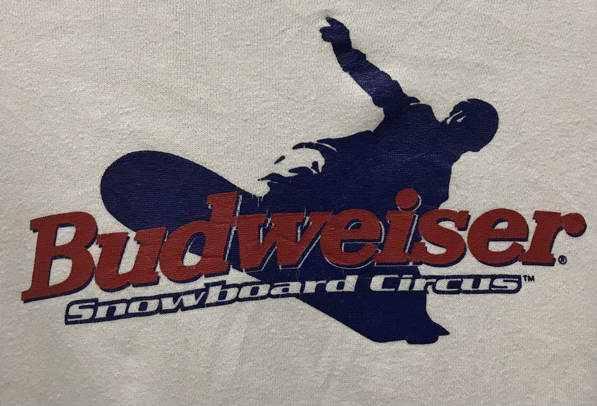 Budweiser × Vintage Vintage Budweiser snowboard circus SWEATSHIRT Size US L / EU 52-54 / 3 - 4 Thumbnail