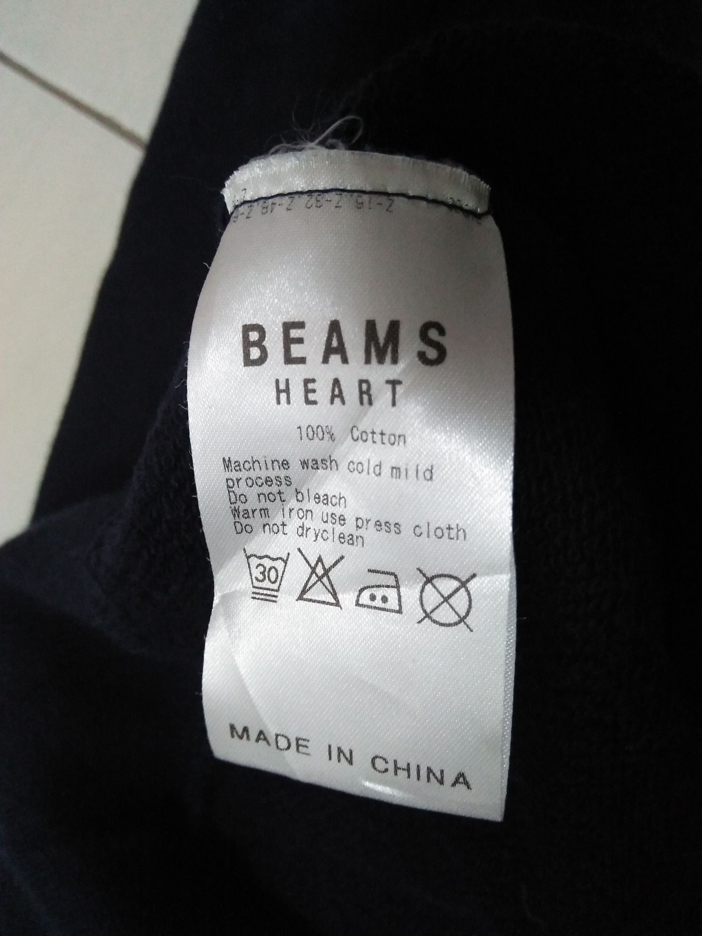 Designer Last price Beams heart sweatshirt Size US M / EU 48-50 / 2 - 5 Thumbnail
