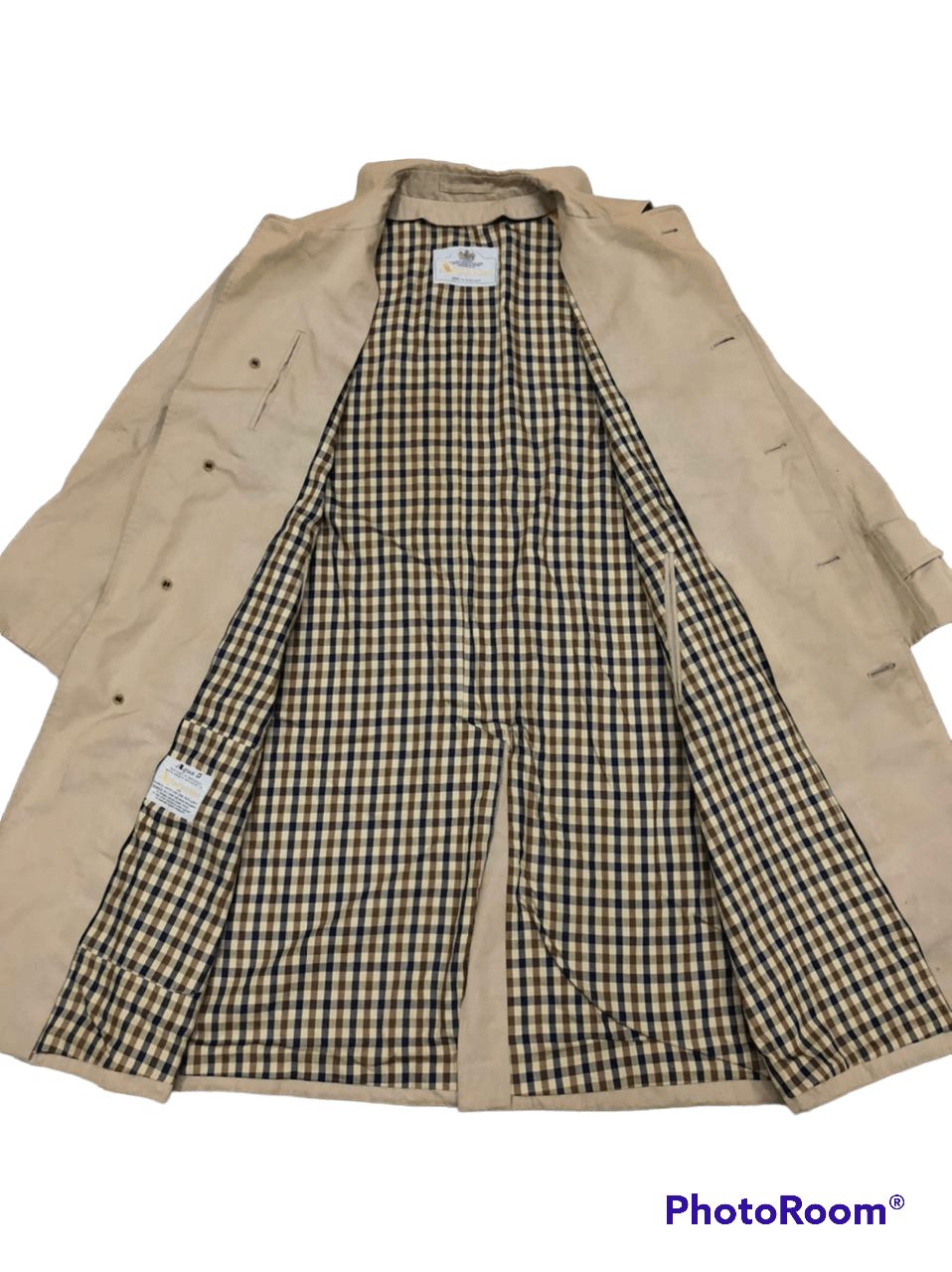 Vintage Aquascutum Trench Long Coat