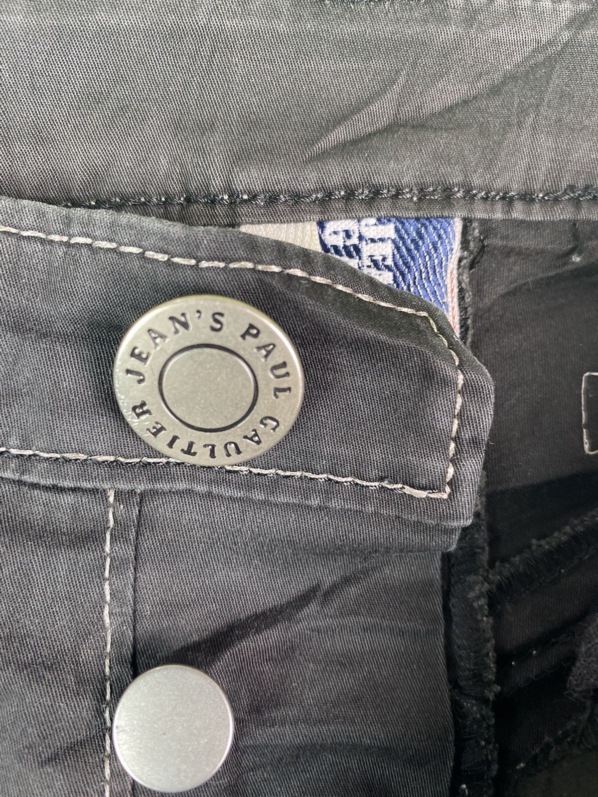 Jean Paul Gaultier × Vintage Vtg 90s Jean Paul Gaultier superblack semi bootcut pant Size 30" / US 8 / IT 44 - 7 Thumbnail